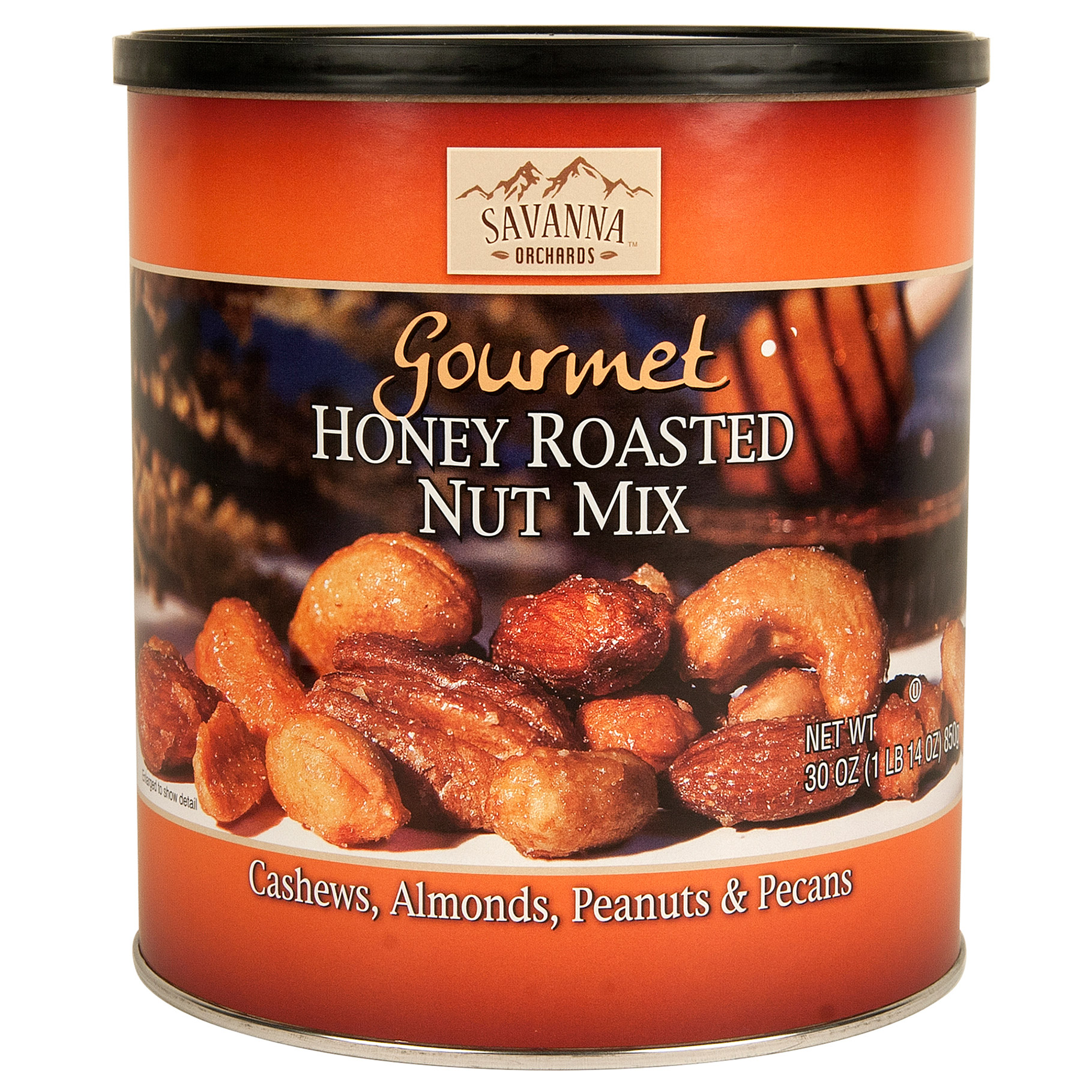 Savanna Orchards Gourmet Honey Roasted Nut Mix  30 oz