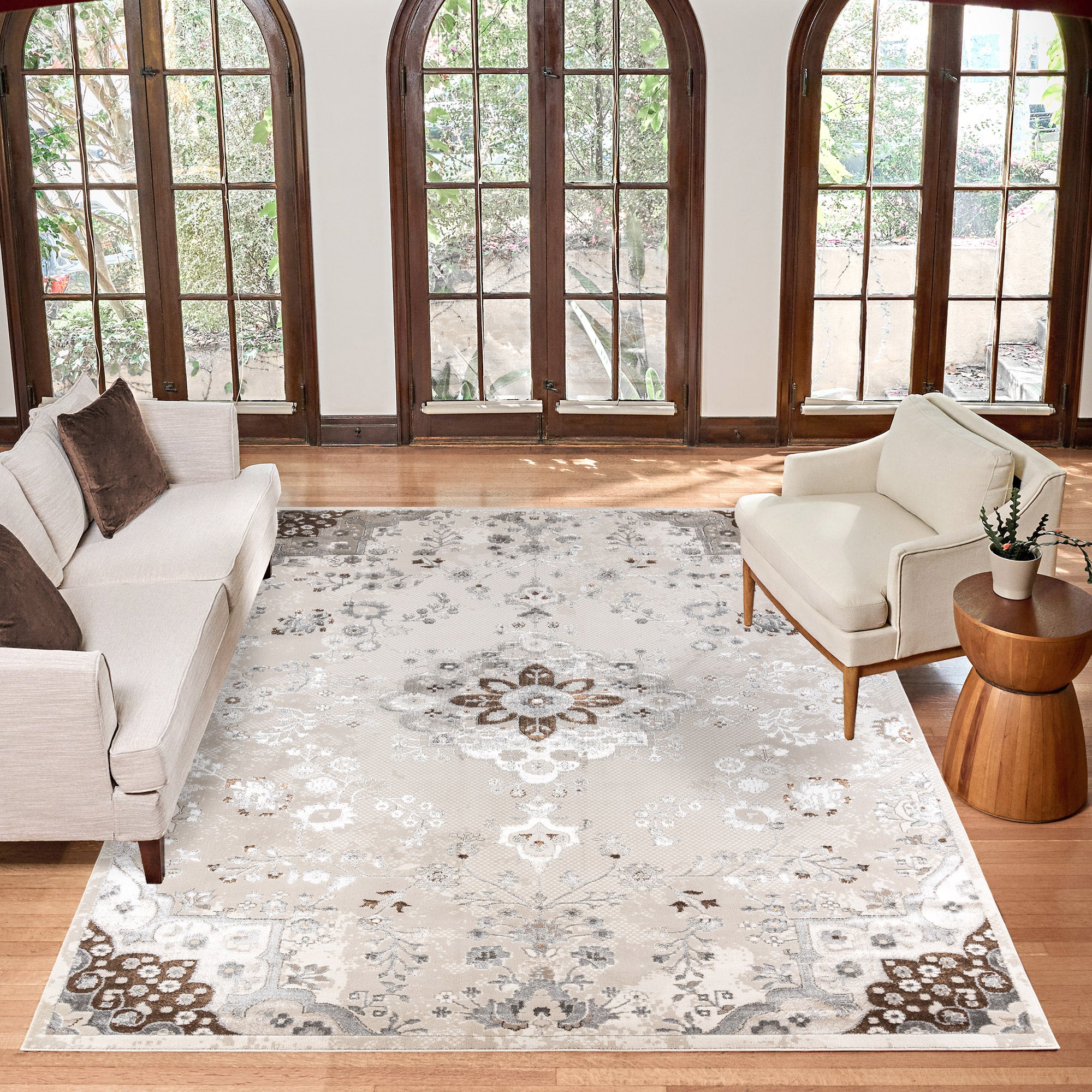 大判ブリトン ラックス エリアラグ Briton Rug Collection, Zorto Ivory | Costco