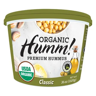 HUMM! ORGANIC HUMMUS WITH OLIVE OIL TRADITIONAL 36 OZ