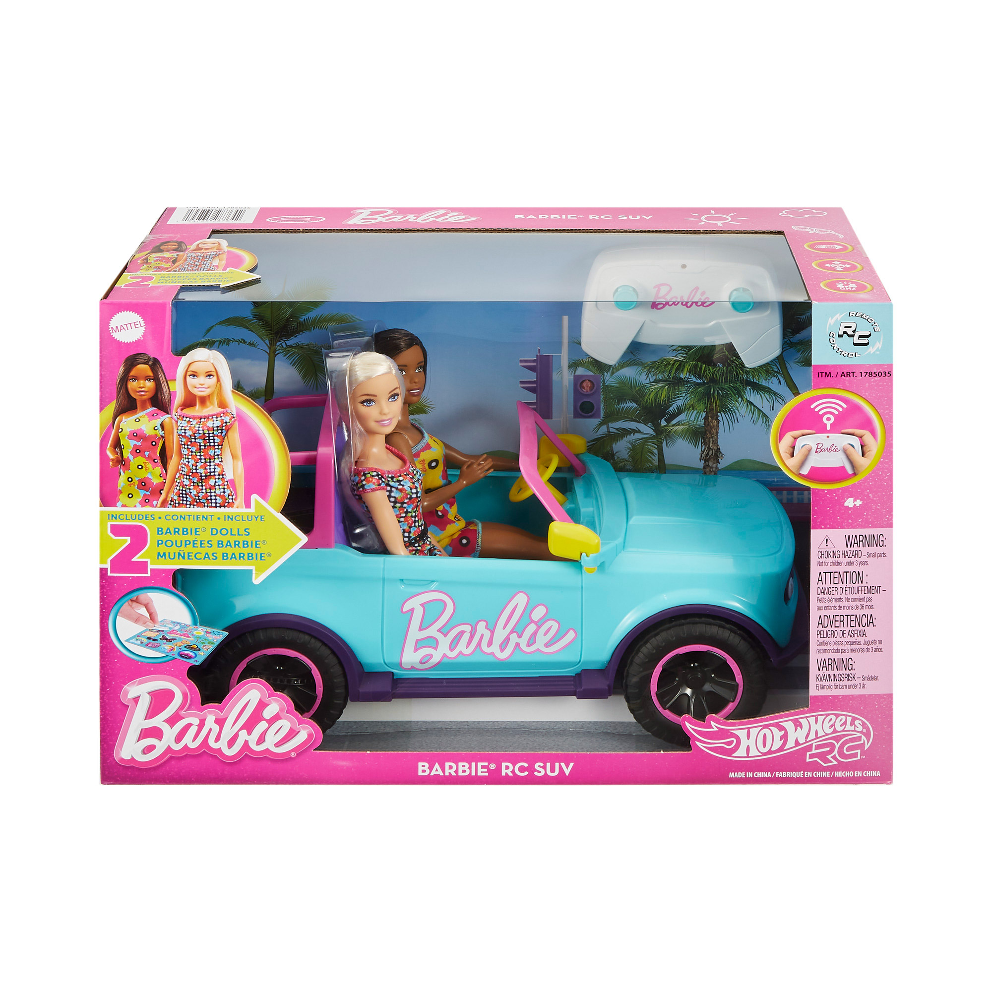 Hot Wheels Barbie RC SUV Vehicle Costco