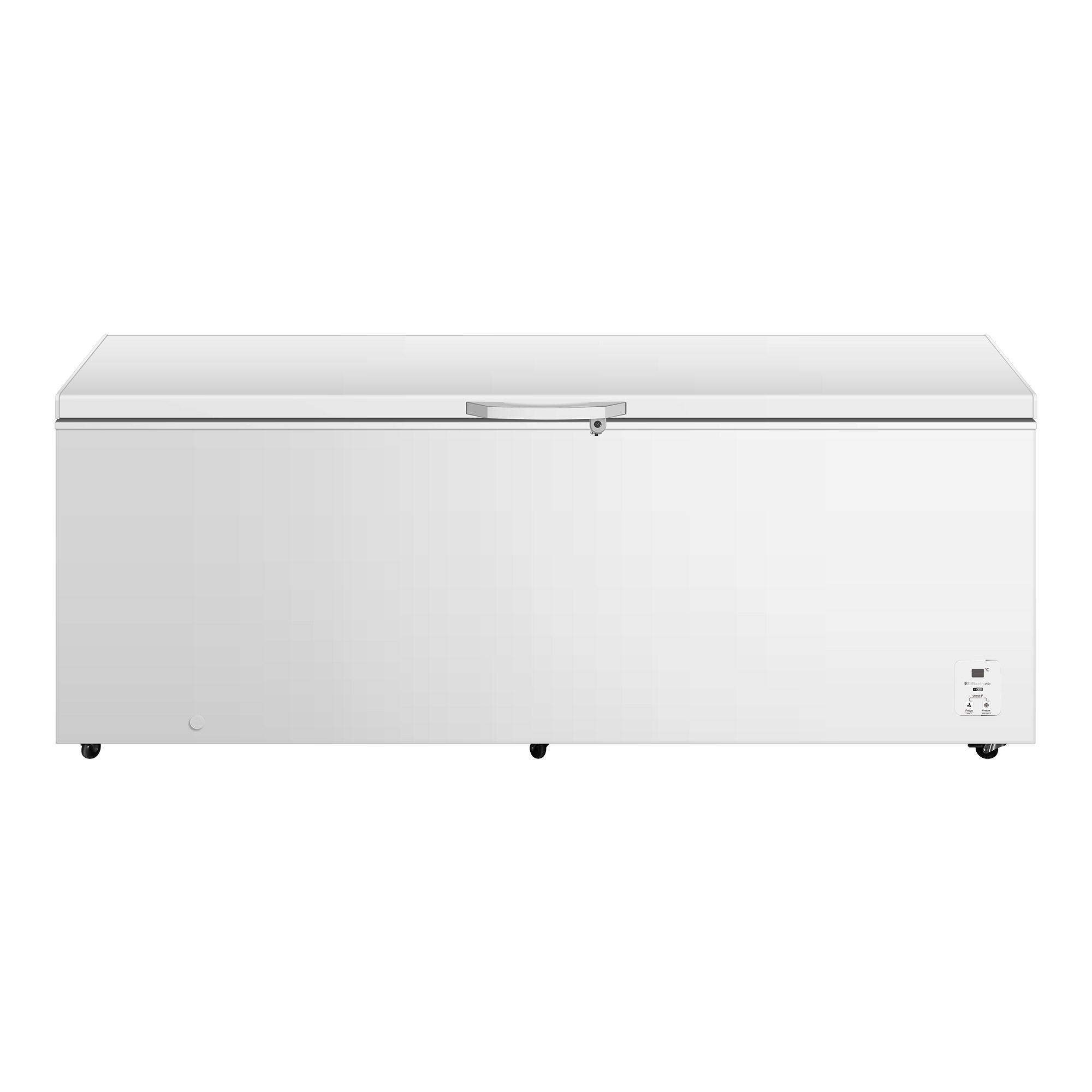 Hisense 25 cu. ft. White Garage Ready Convertible Chest Freezer with Universal Casters