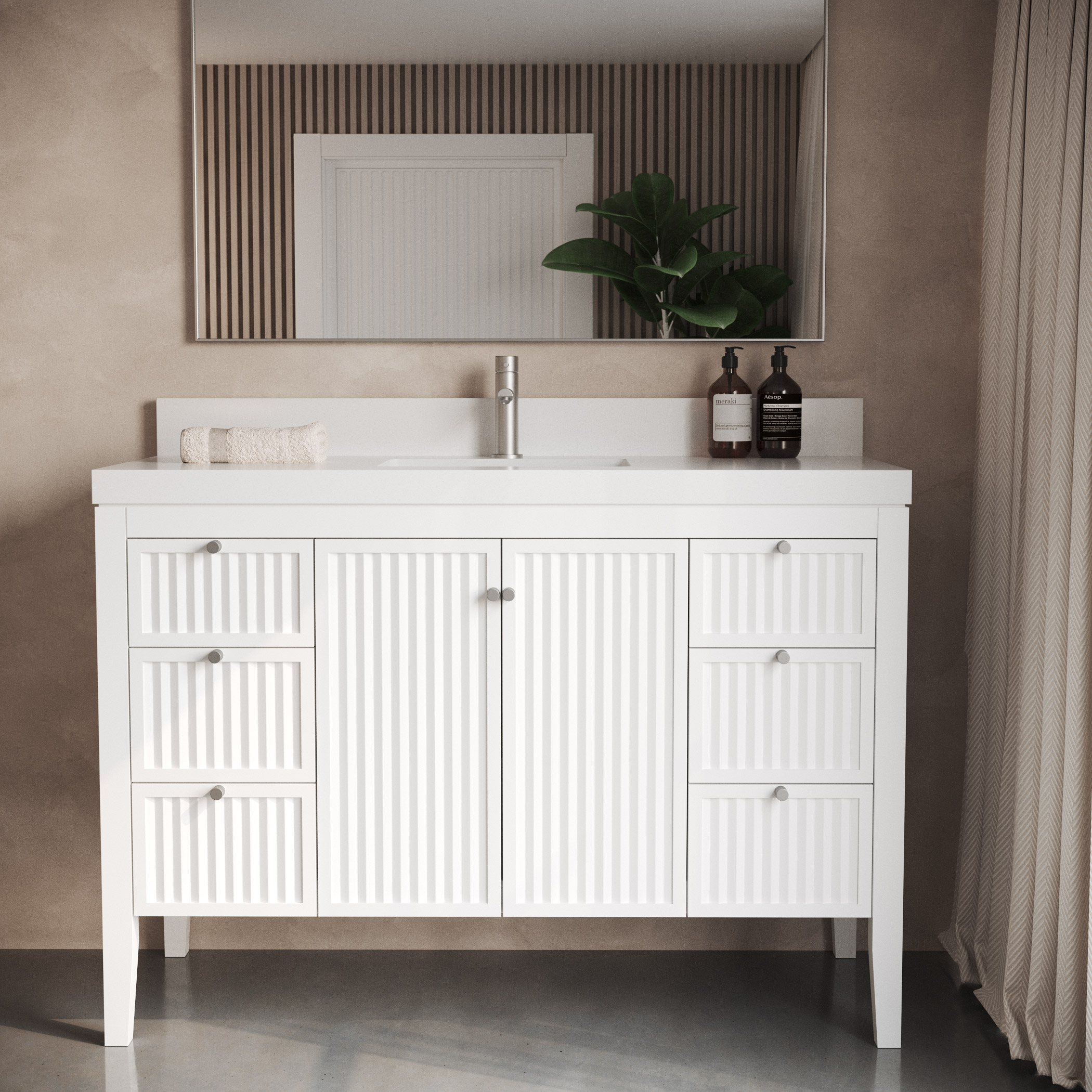 Forestmade Davos Bathroom Vanity in White