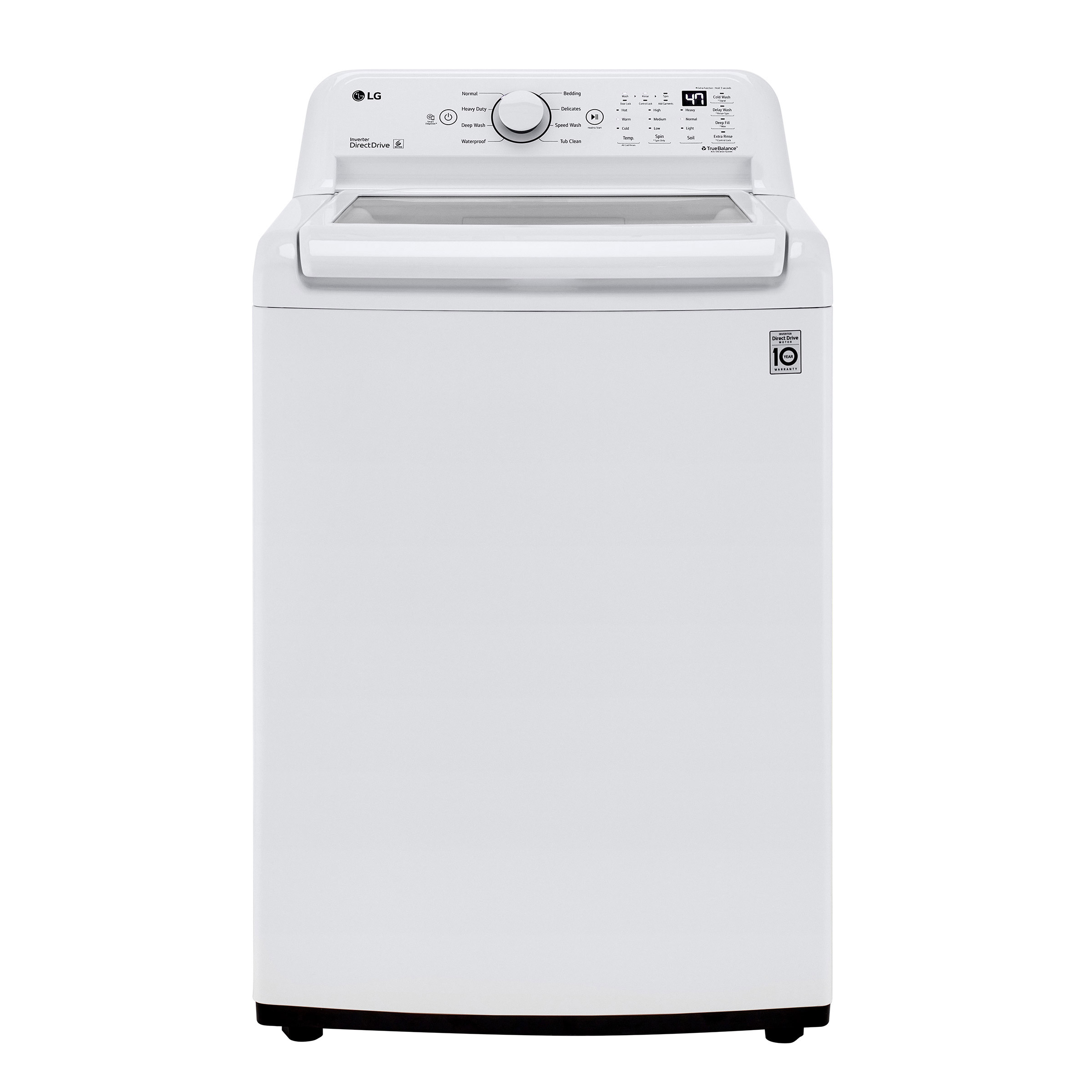 LG 4.3 cu. ft. Top Load Washer with 4-Way Agitator and TurboDrum Technology