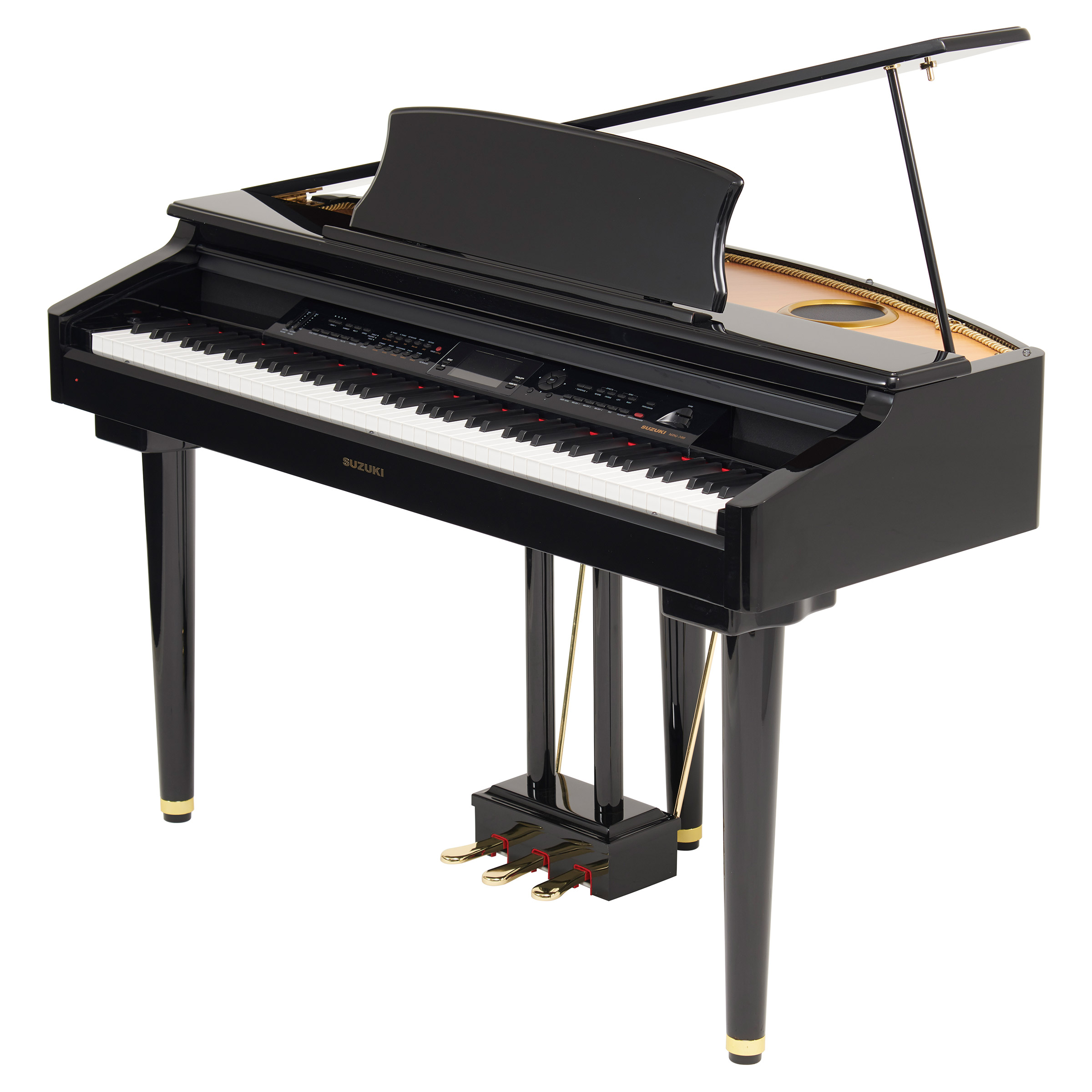 Suzuki MDG-300 Black Micro Grand Digital Piano with Bench | Costco