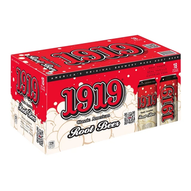 1919 ROOT BEER 18/16OZ CANS T7H15 P105