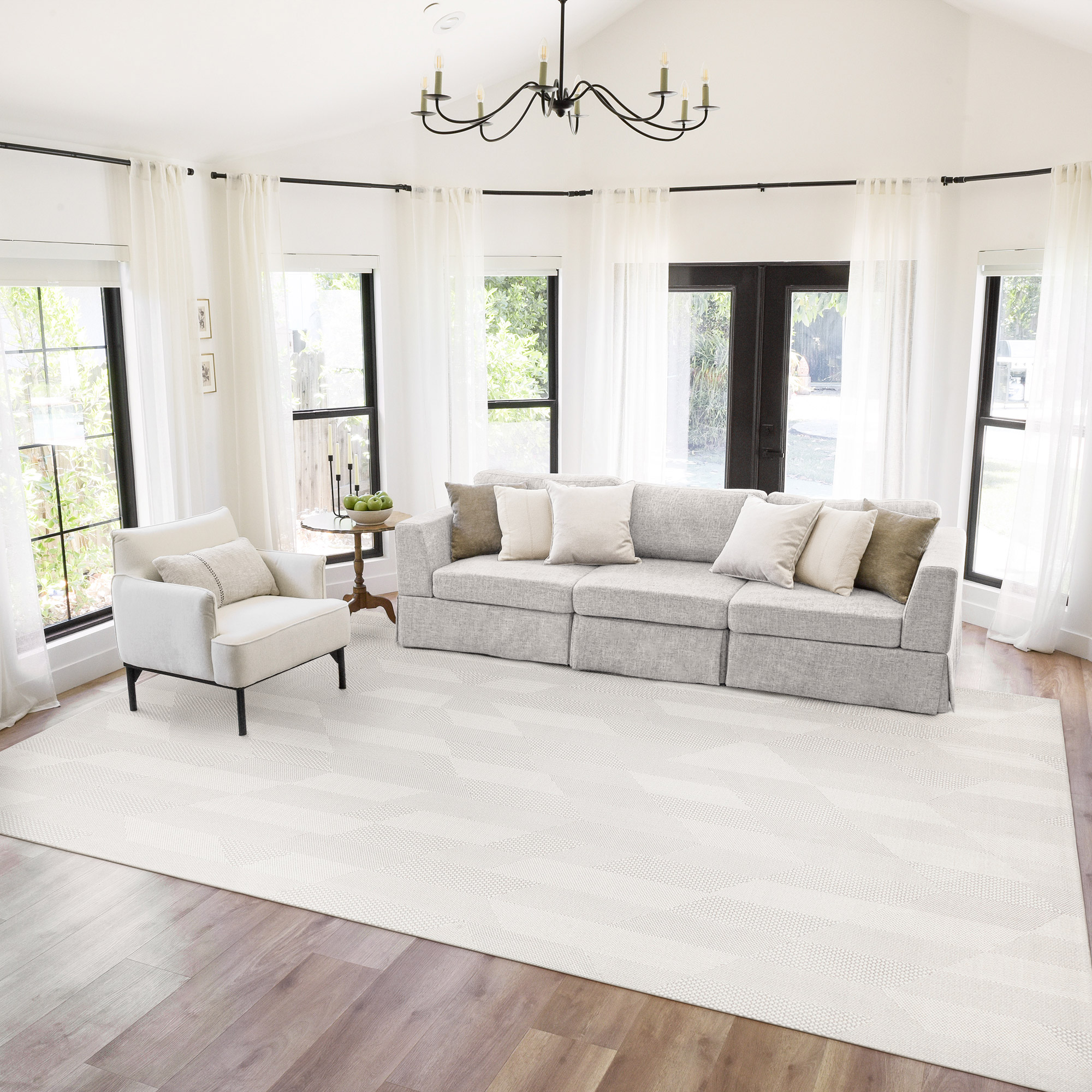 Helios Area Rug Collection  Emile Cream