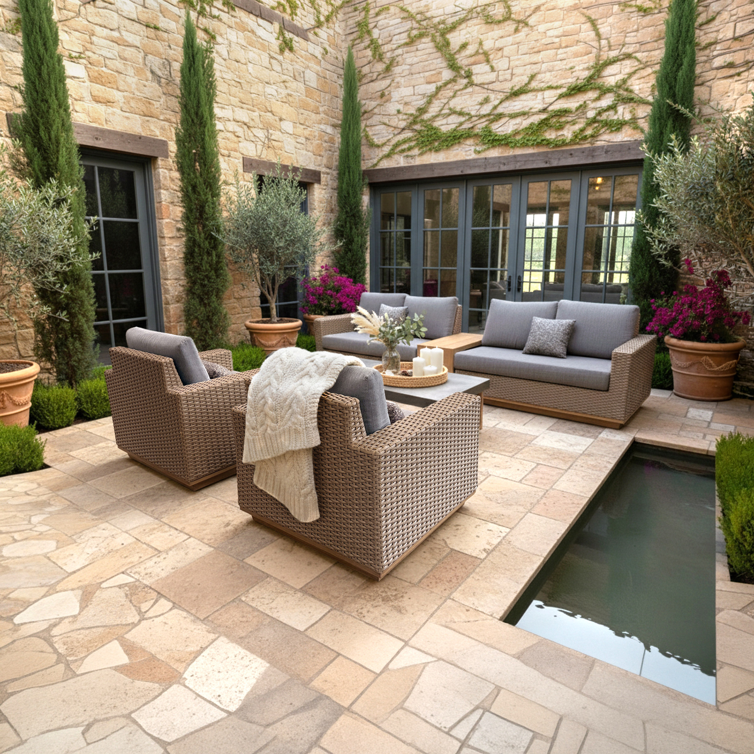 Grand Leisure Valleta 6-piece Outdoor Seating Set | Costco