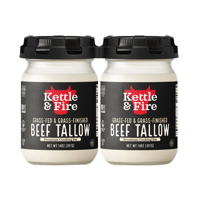 KETTLE AND FIRE GRASS FED BEEF TALLOW 2 / 14 OZ