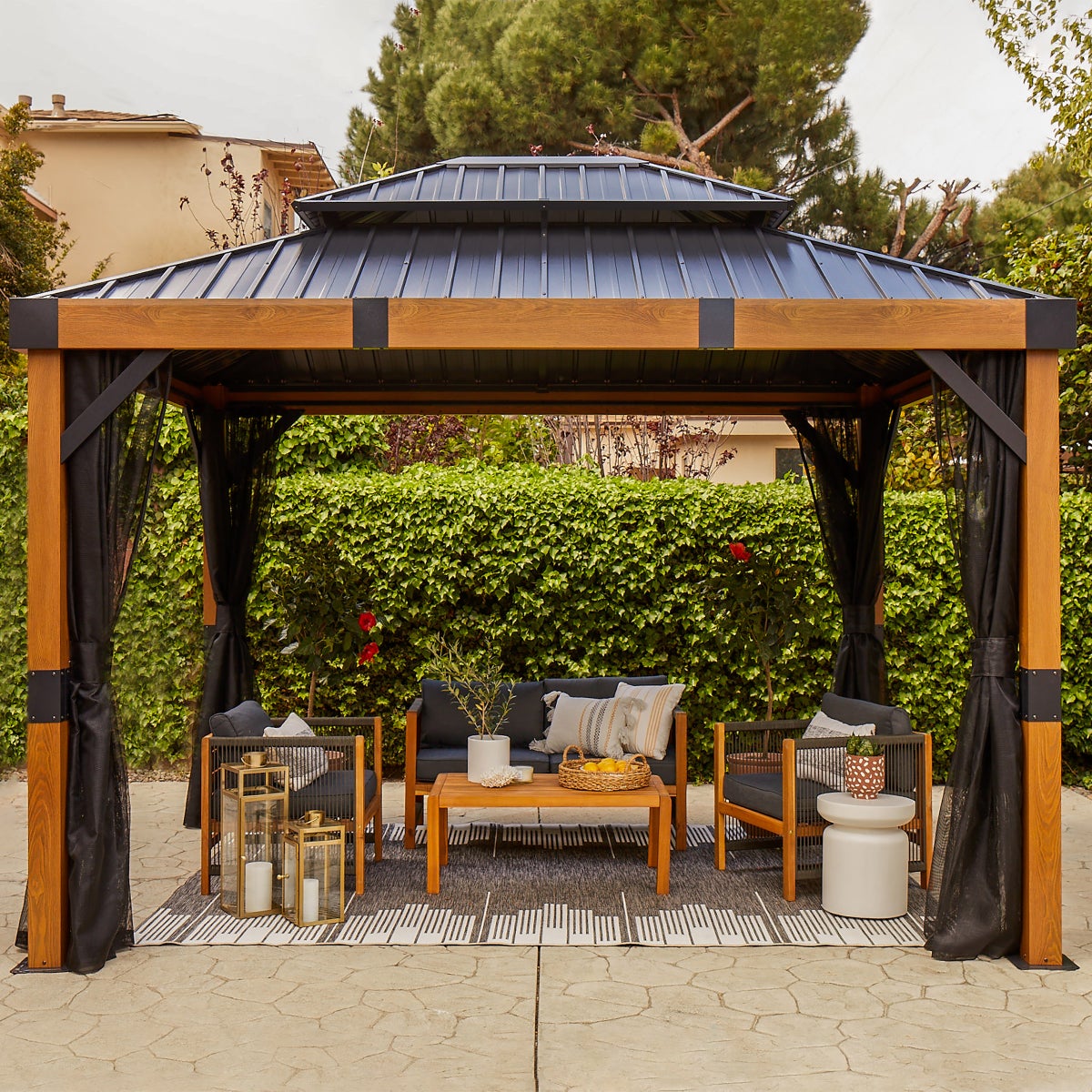Sojag Fontana Sun Shelter 10' x 12' | Costco Sojag Fontana Sun Shelter 10' x 12' | Costco
