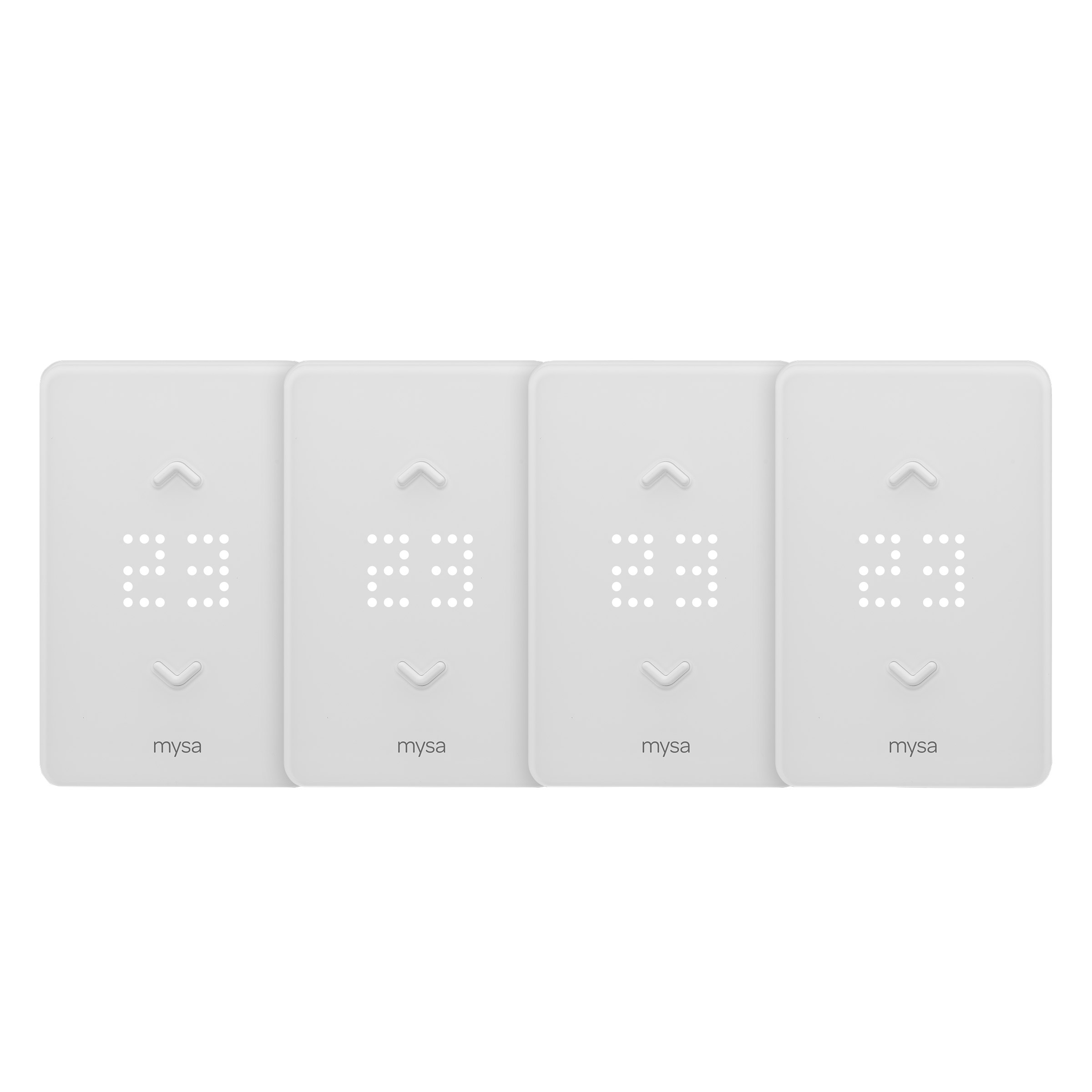 Mysa Smart Thermostat LITE for Electric Baseboard Heaters - 4 Pack