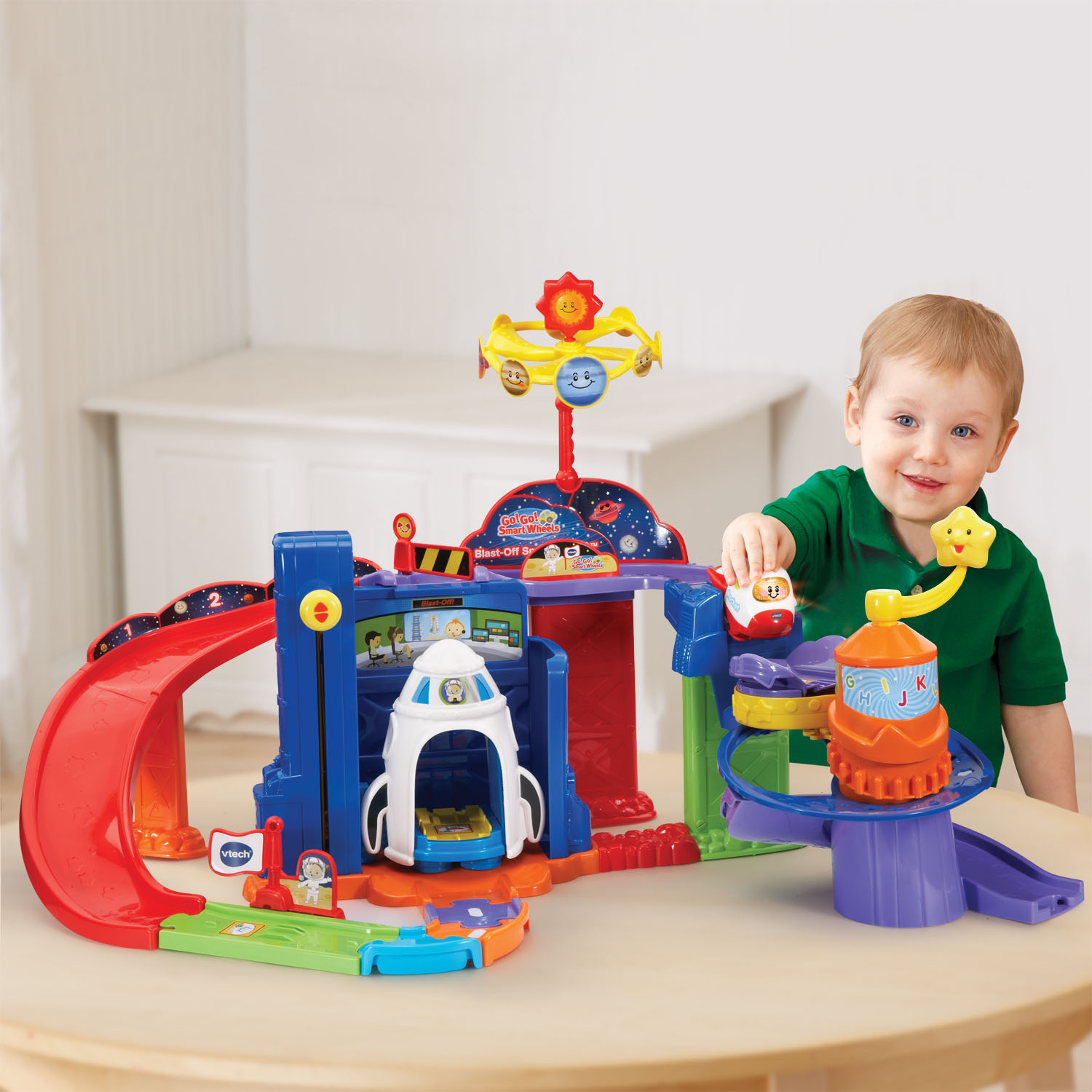 VTech Go! Go! Smart Wheels Blast Off Space Station and Airplane Bundle ...
