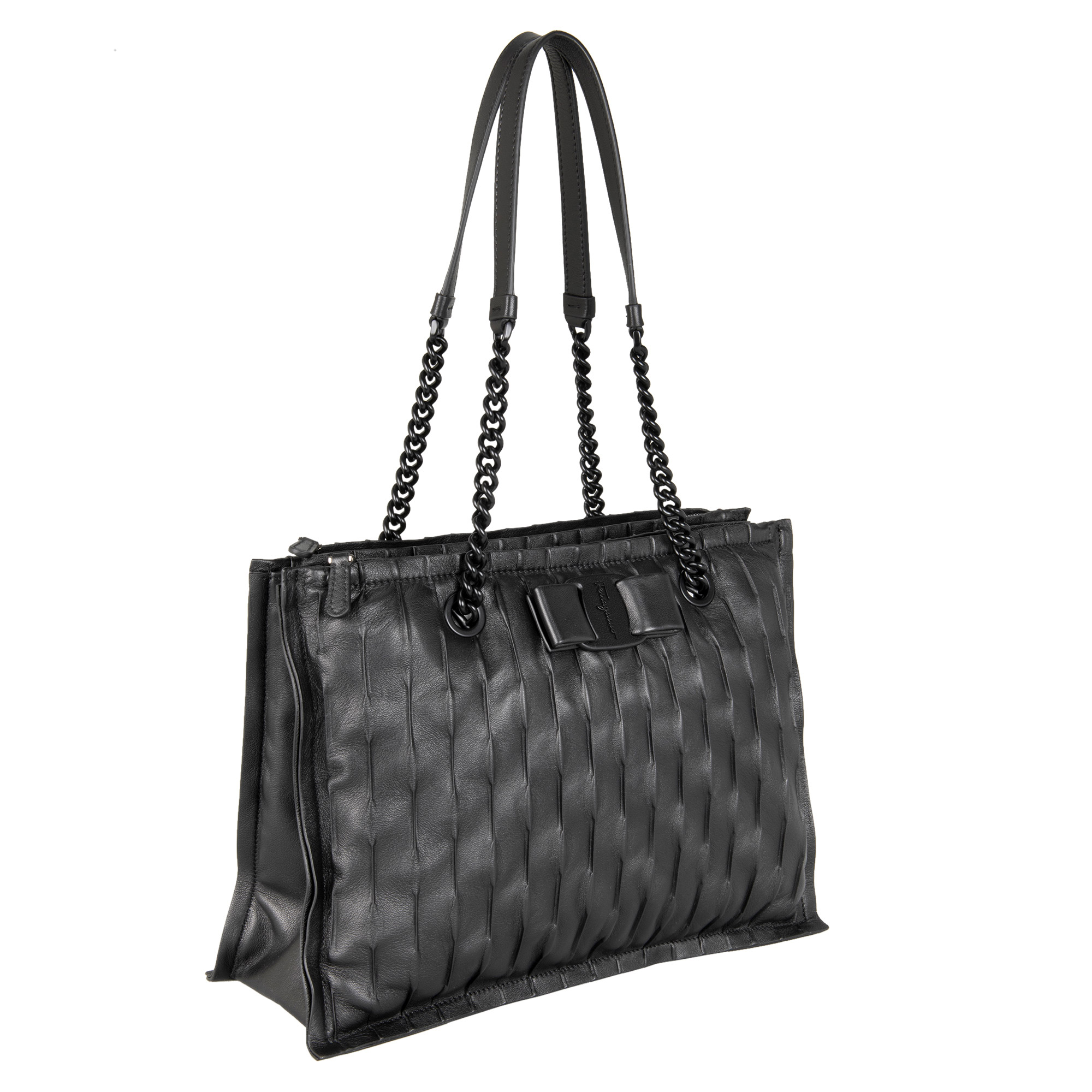 2024☆美品☆Ferragamo☆VIVA BOW☆バッグ☆ Ferragamo Viva Bow Tote Bag, Black | Costco