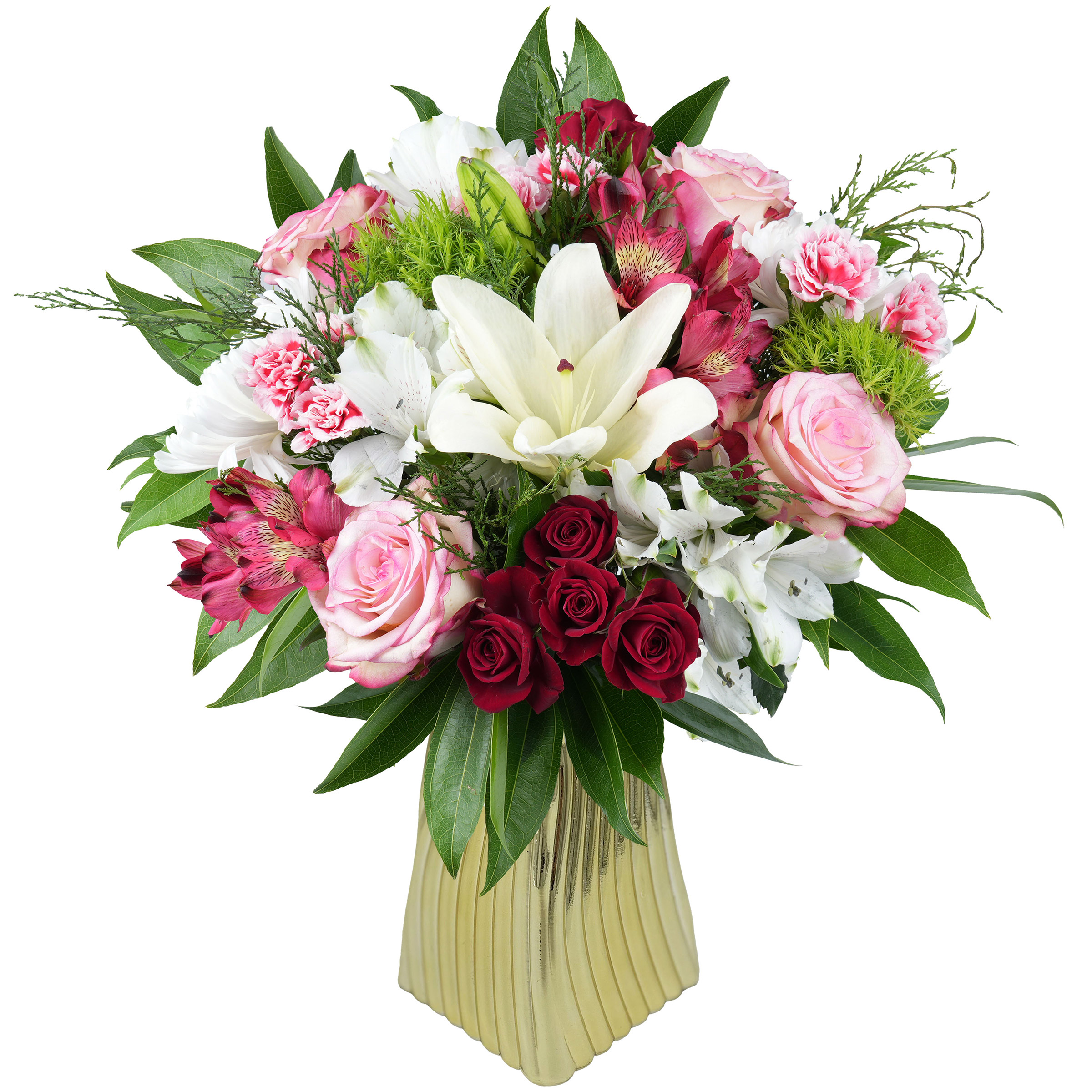 Winter Luxe Bouquet with Vase