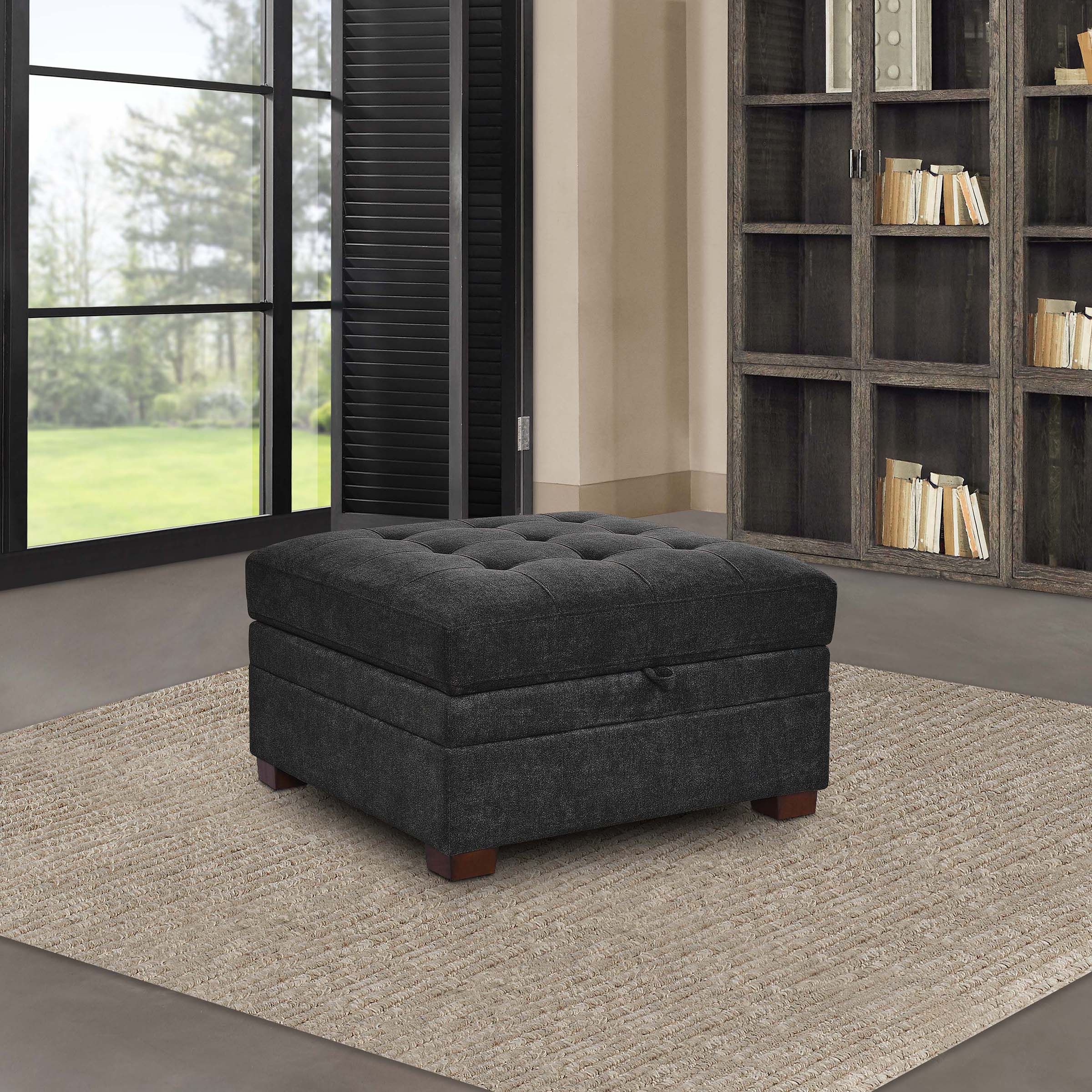 Thomasville Tisdale Storage Ottoman, Dark Gray | Costco
