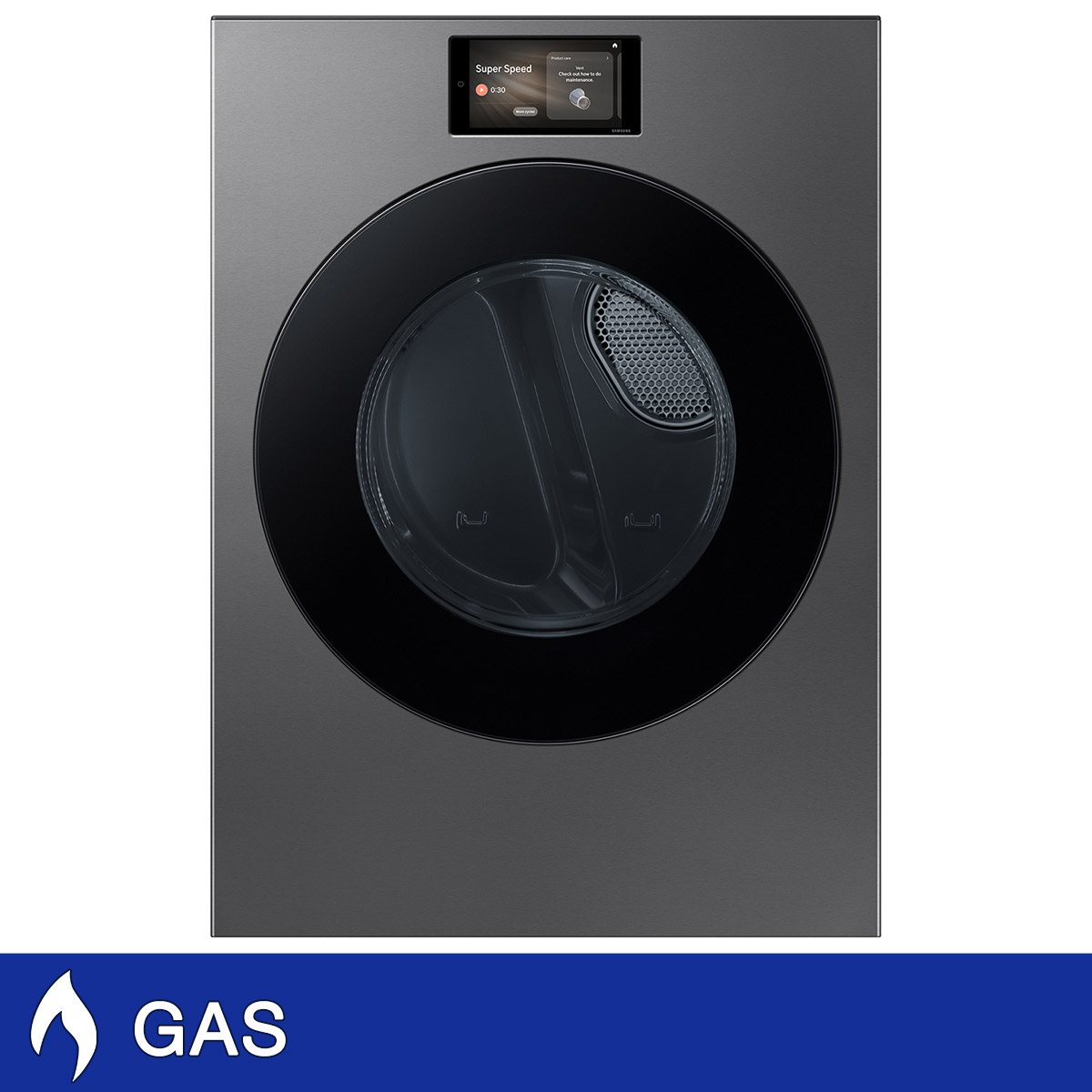 Samsung 7.6 cu. ft. Bespoke AI Front Load Ultra Capacity Gas Dryer with AI Home