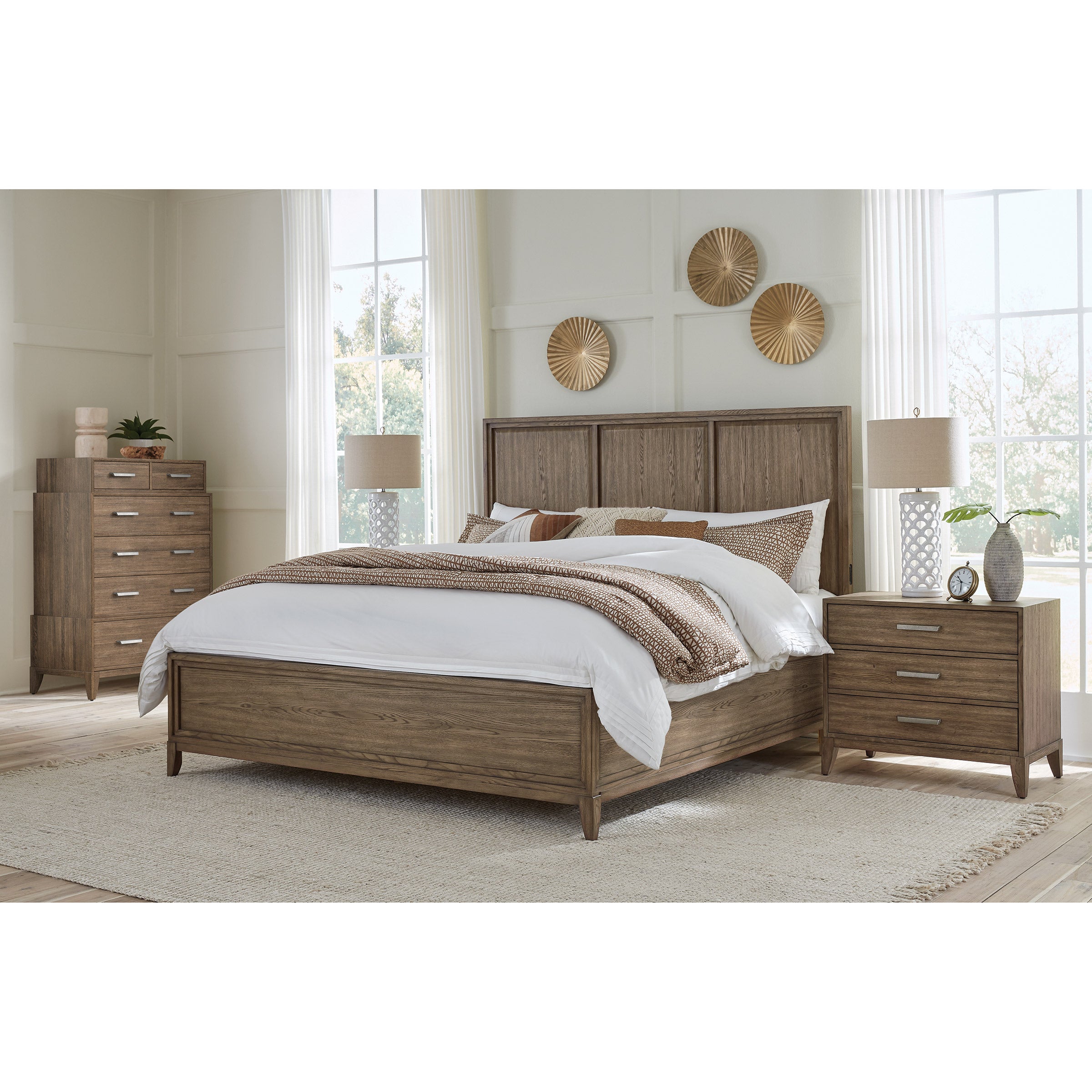 エリザモン オーウェン・ドレッドノート セット Huntlee 4-piece Queen Bedroom Set | Costco