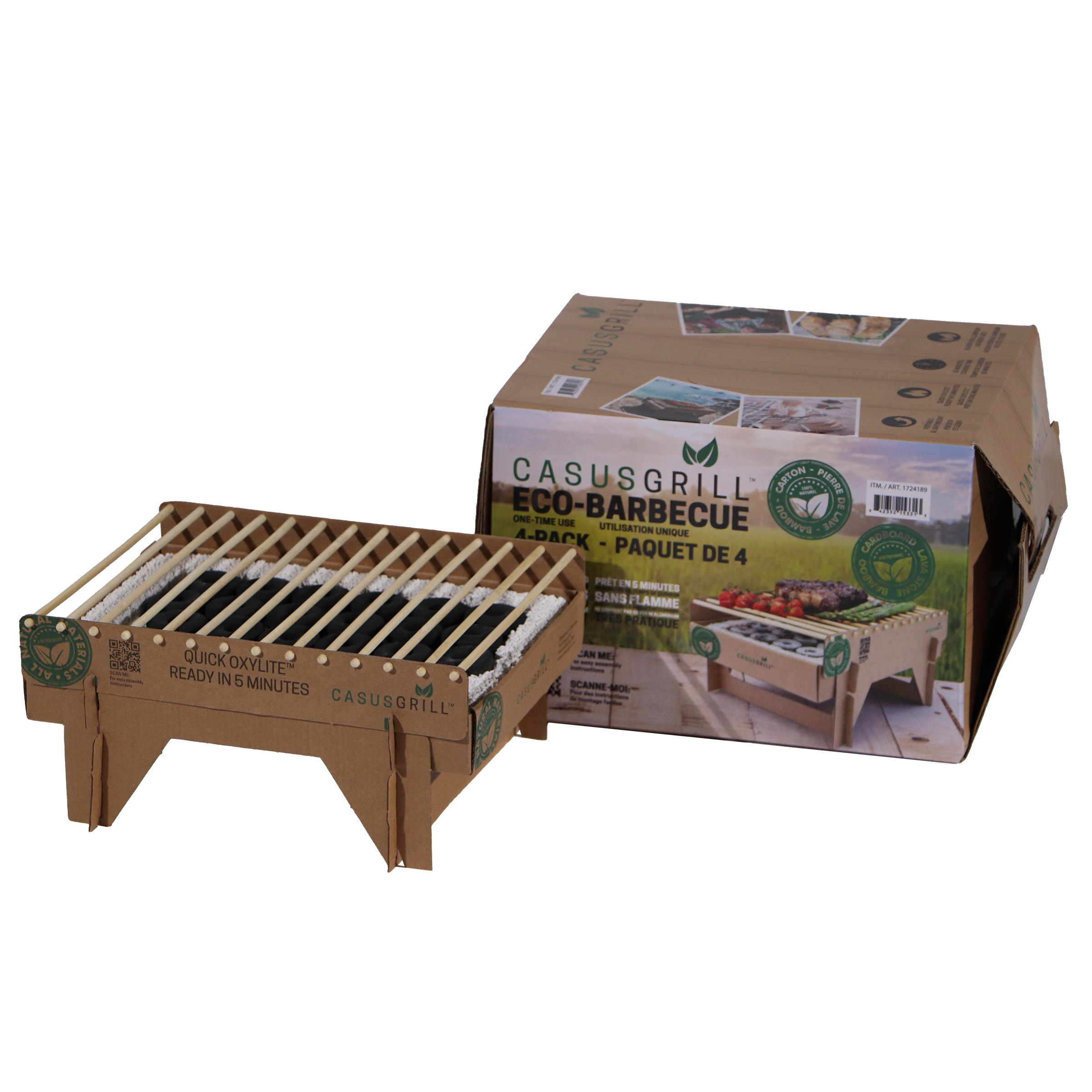 Casusgrill Disposable Grill 4 pack 