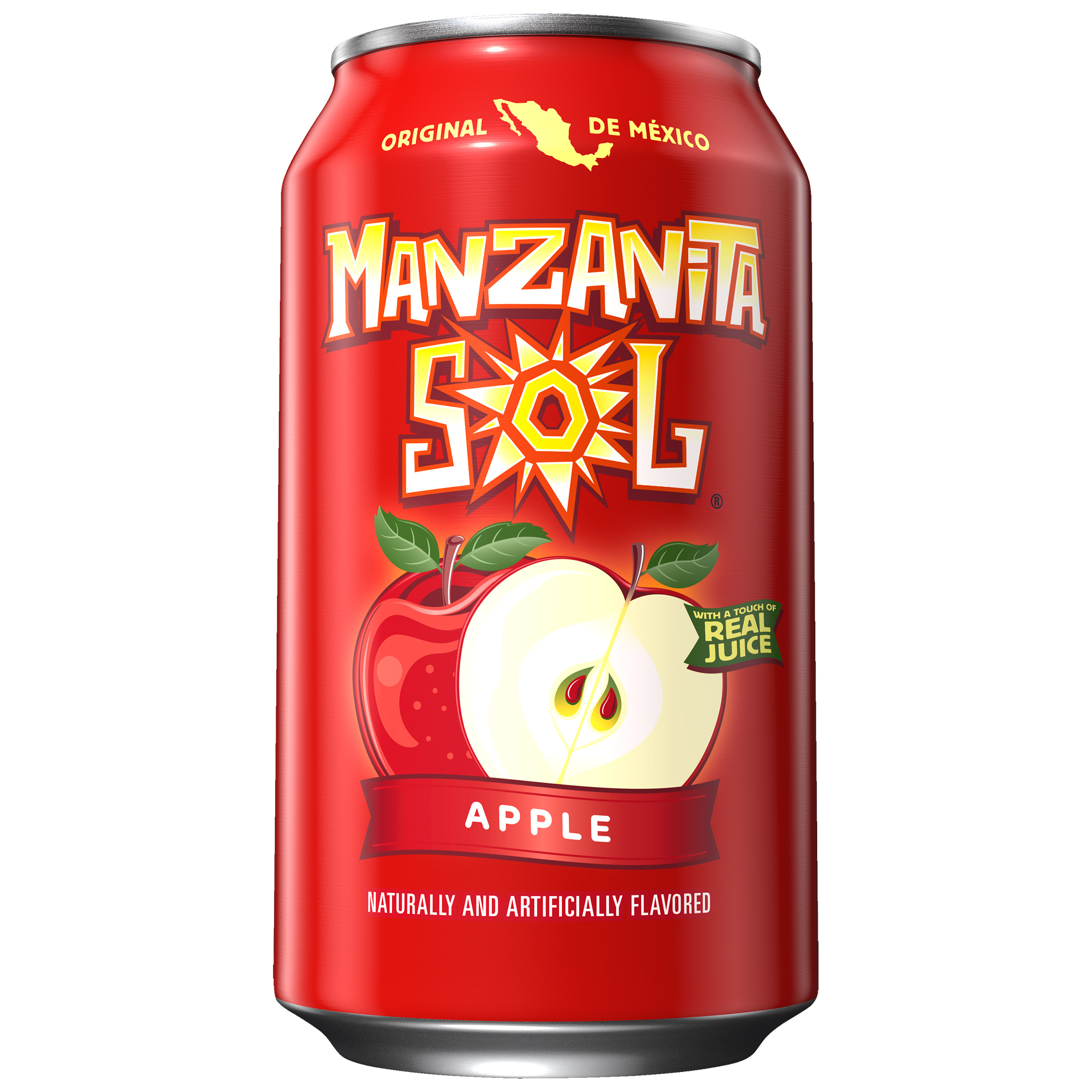 Manzanita Sol Apple Soda, 12 fl oz, 24-count | Costco
