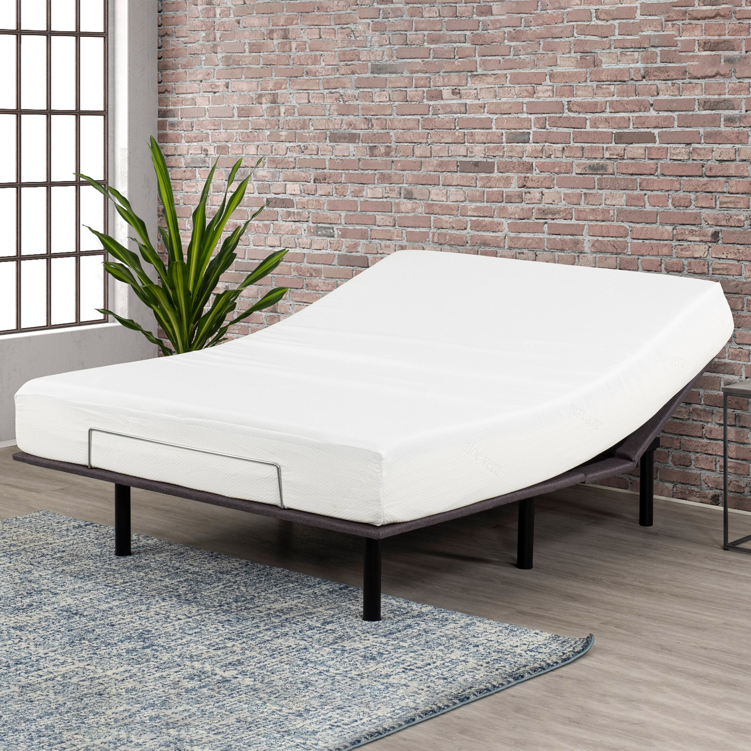 Tallie 25.4 cm (10 in.) Mattress with Upholstered Adjustable Base