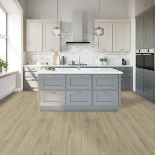Mohawk Home 6MM Thick x 8.9in x 46.5in 22 mil Waterproof Luxury Vinyl Plank Flooring (14.35 sq ft/ctn), Beckett Oak