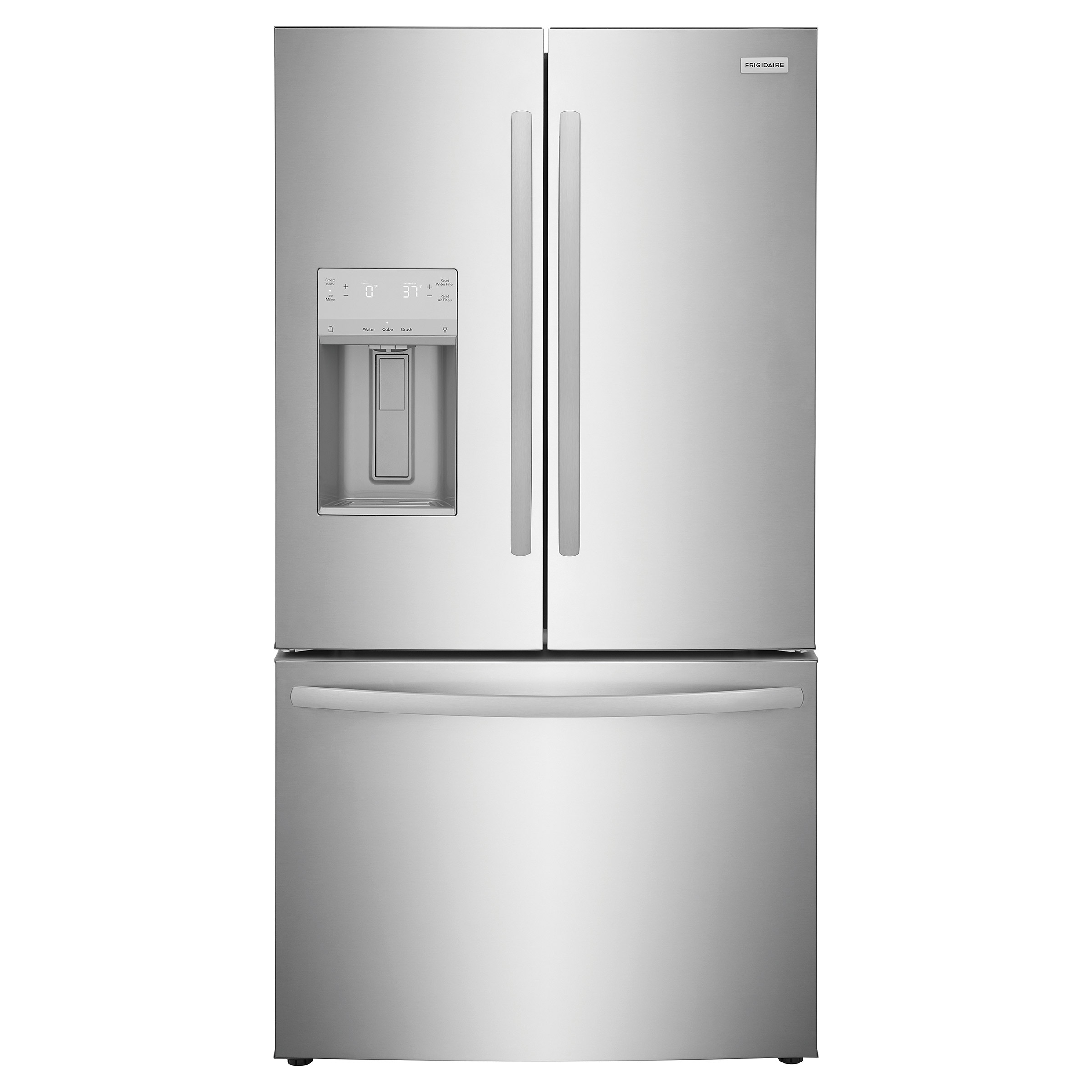 Frigidaire 36 in. 22.6 cu ft. Stainless Steel Counter-Depth French Door Refrigerator with Water and Ice Dispenser