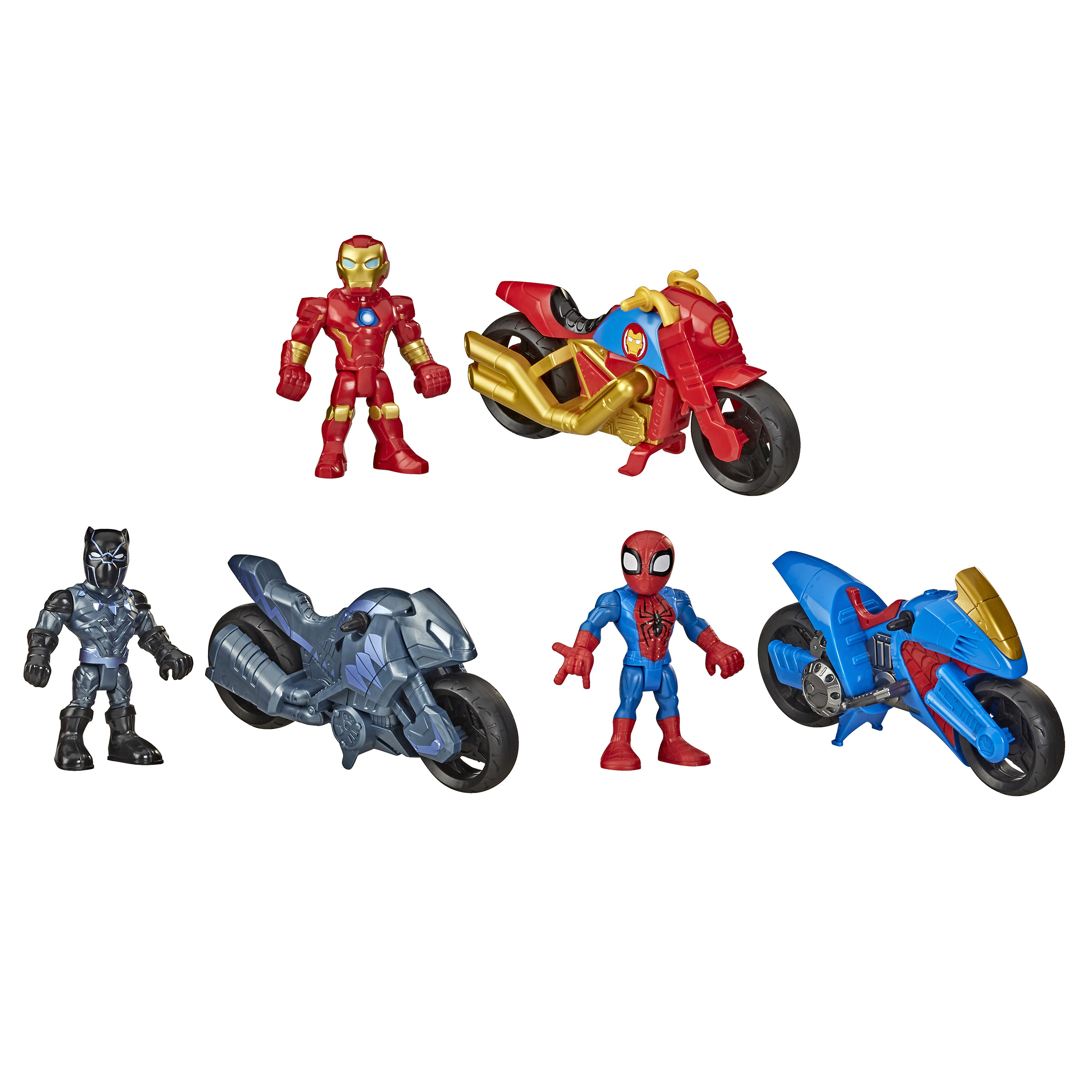 Playskool Heroes Marvel Super Hero Adventures Speedster Crew Figure 3-Pack