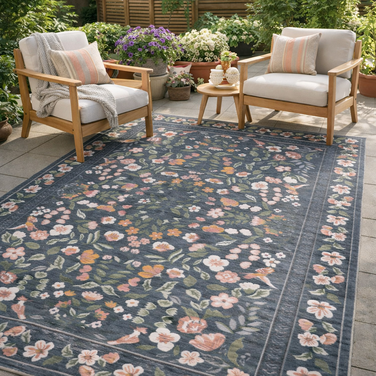 Viana Amalfi Collection Portofino Indoor/Outdoor Area Rug | Costco