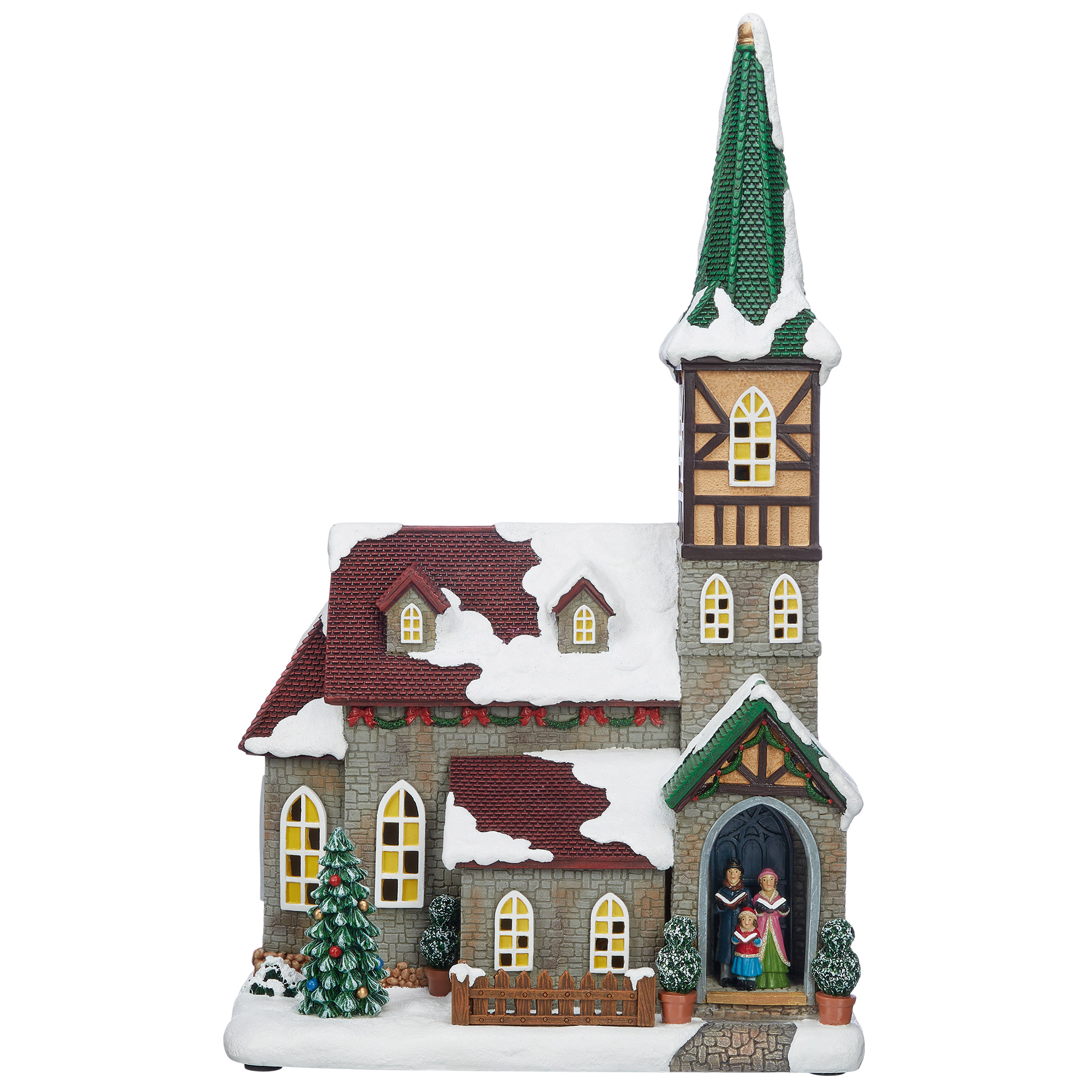 Christmas Village with Lights and Music 30 pieces | Costco