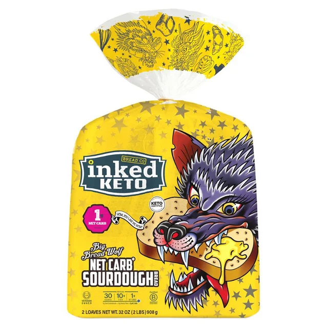 INKED KETO SOURDOUGH BREAD 2/16 OZ