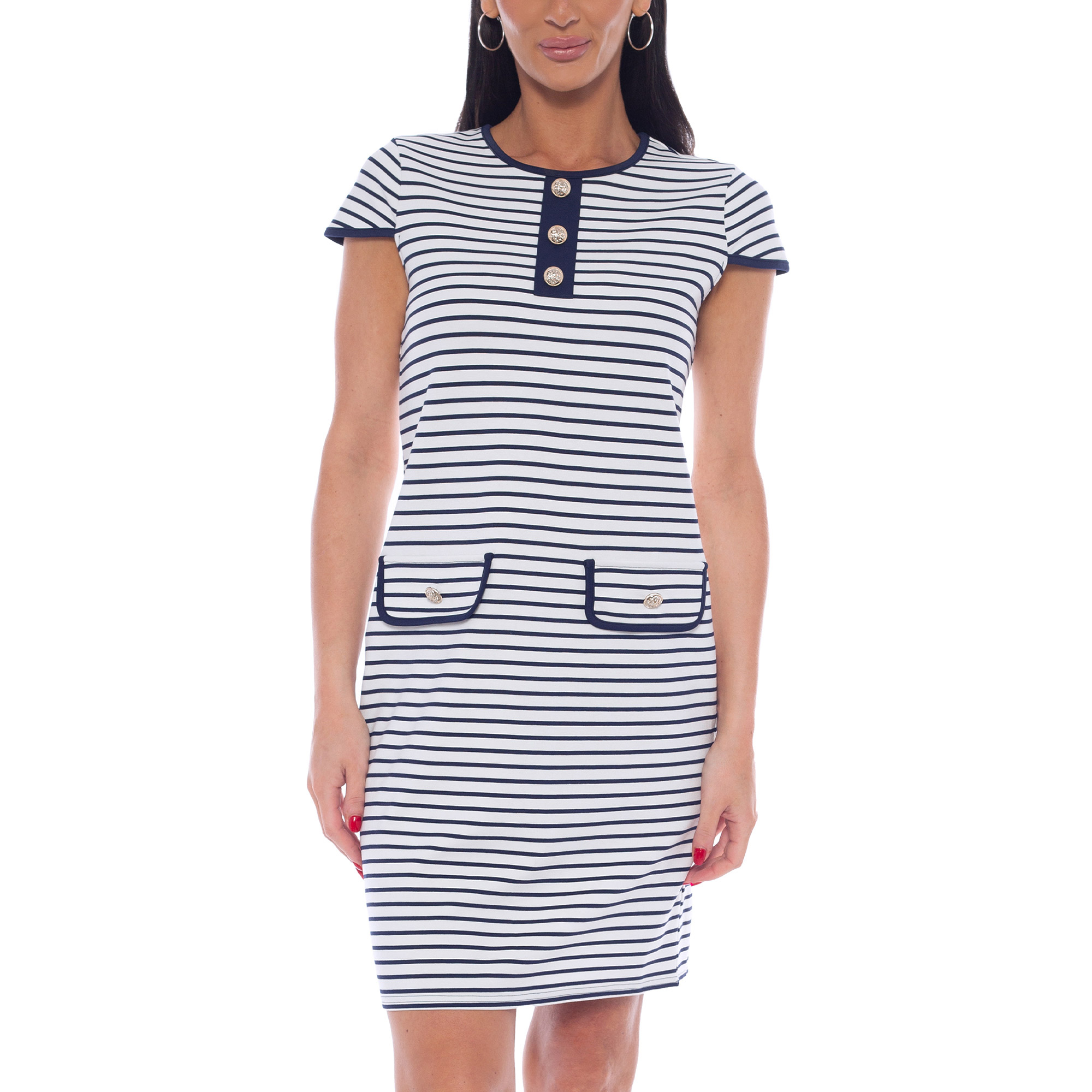 Isaac Mizrahi New York Women’s Cap Sleeve Dress