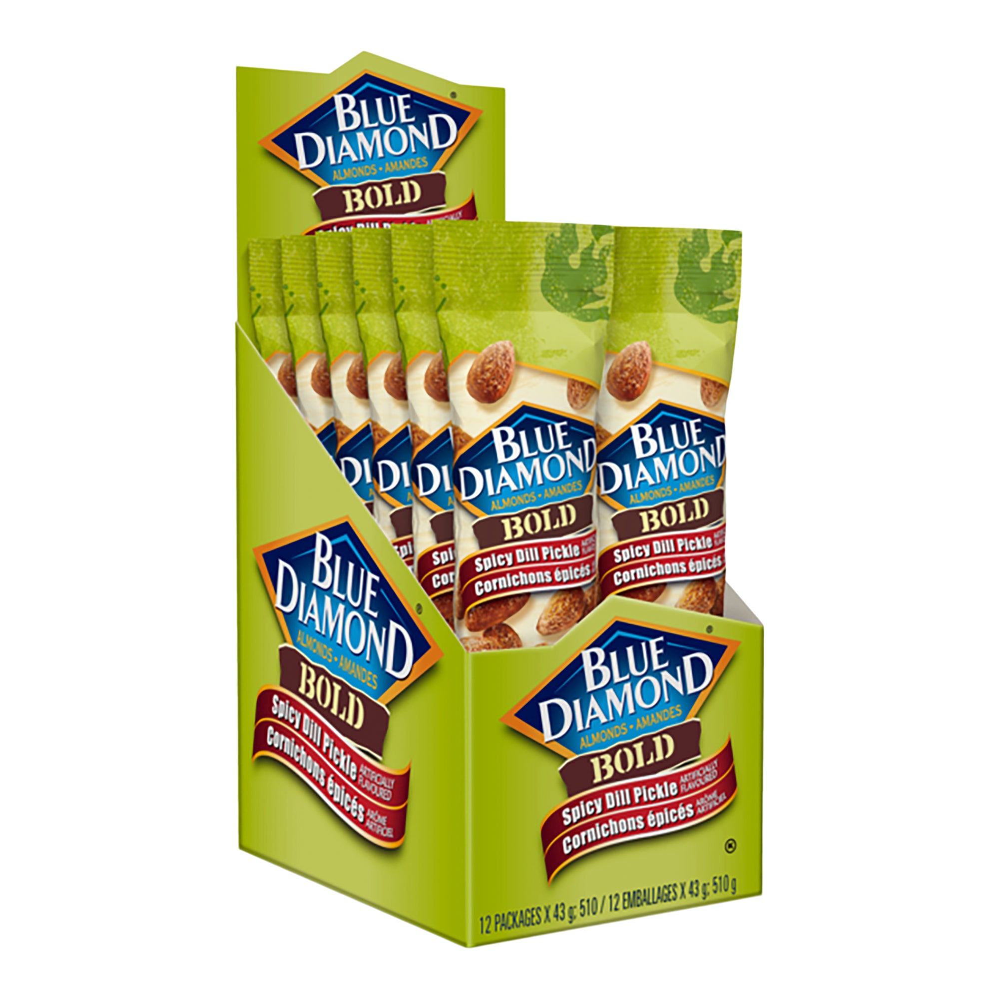 Blue Diamond Spicy Dill Pickle, 12 x 43g | Costco