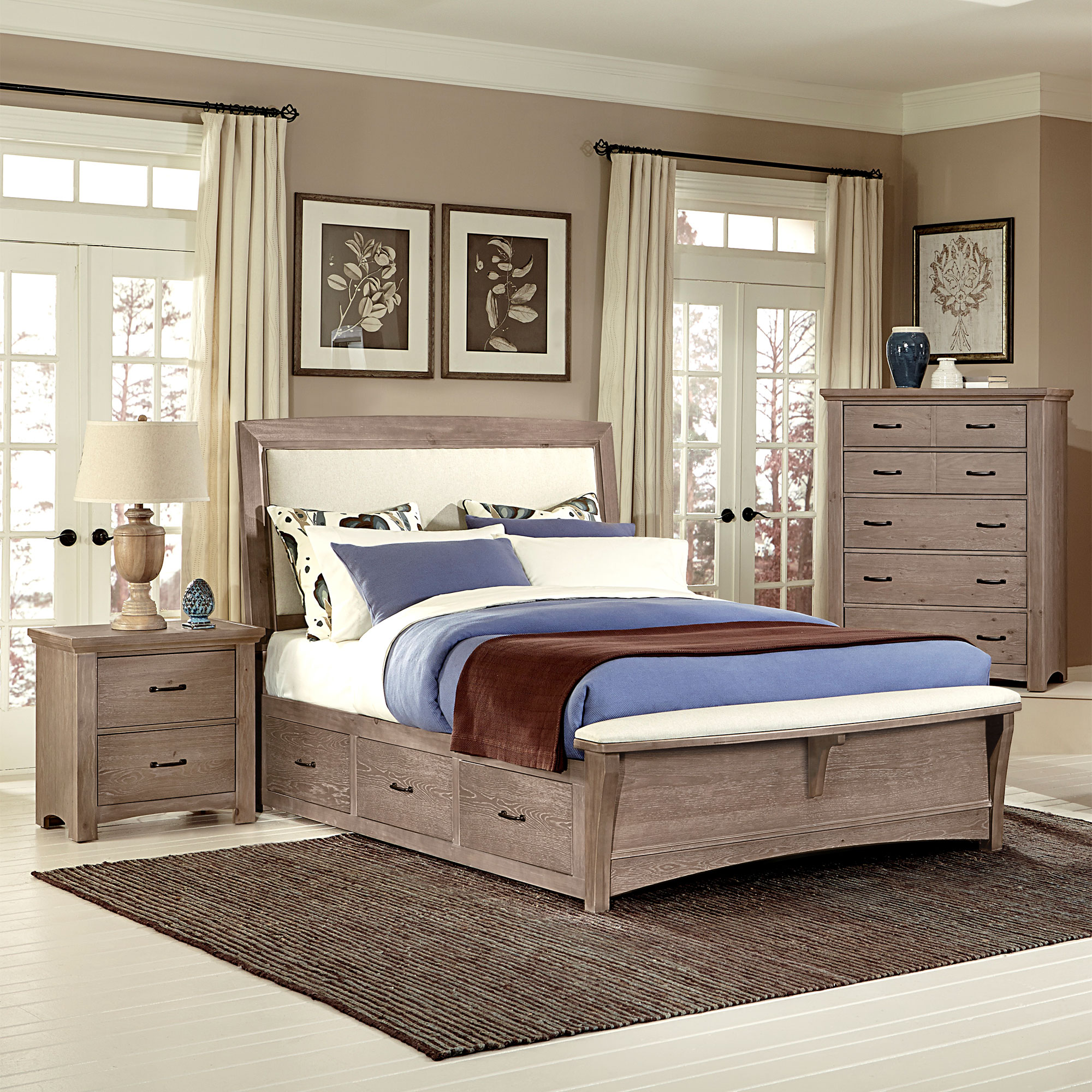 【S’s Select Room】 Incotex size54 Chambers Dual Storage 4-piece King Bedroom Set | Costco