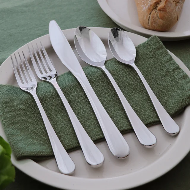 GOURMET SETTINGS FLATWARE SET 20-PIECE