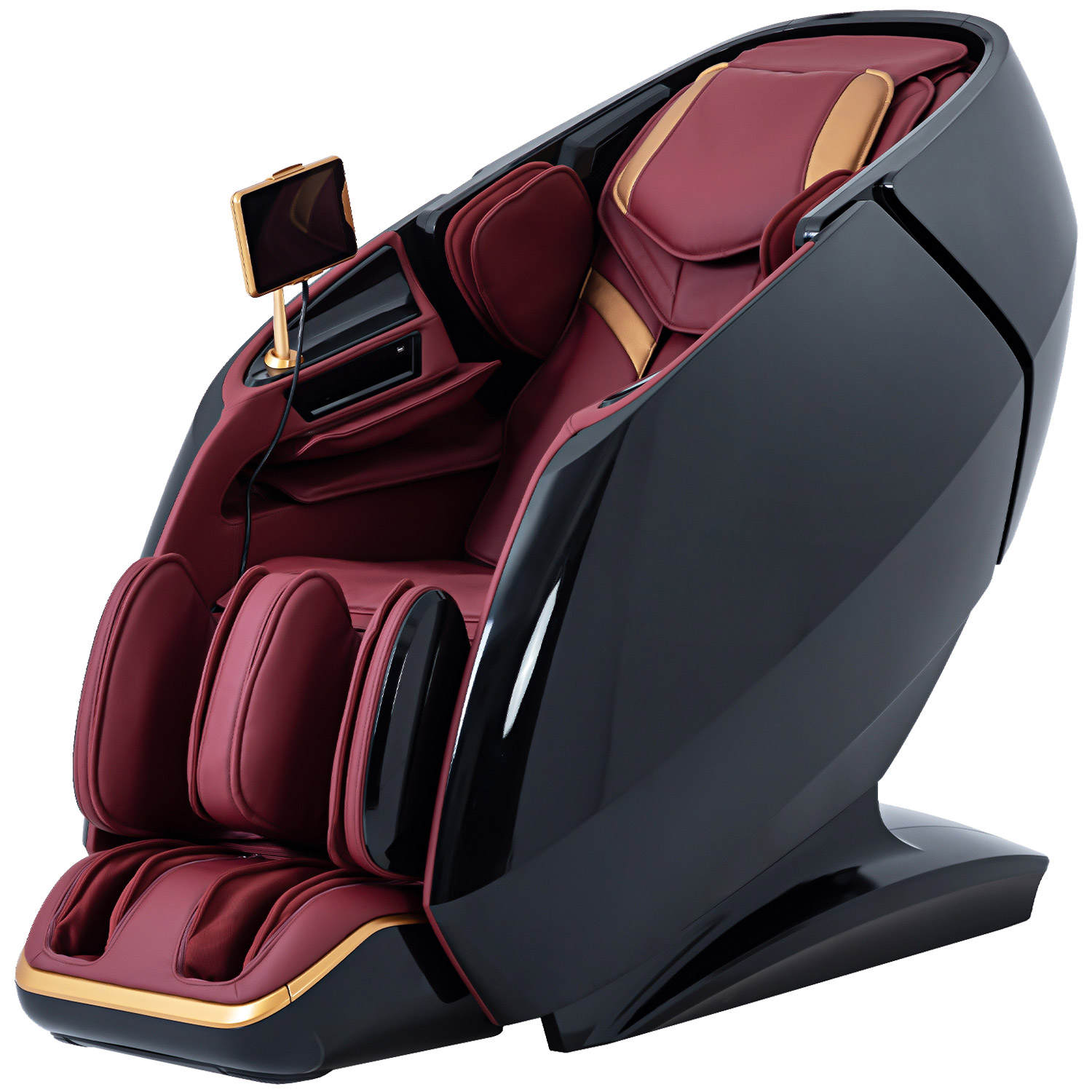 Alfine A860 Athena Dual Mechanism Massage Chair with Top-grain Cowhide Leather