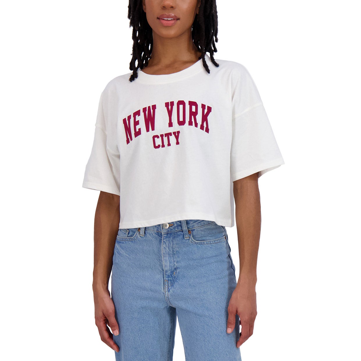 Aéropostale Women's Crop Boyfriend Destination Tee | Costco