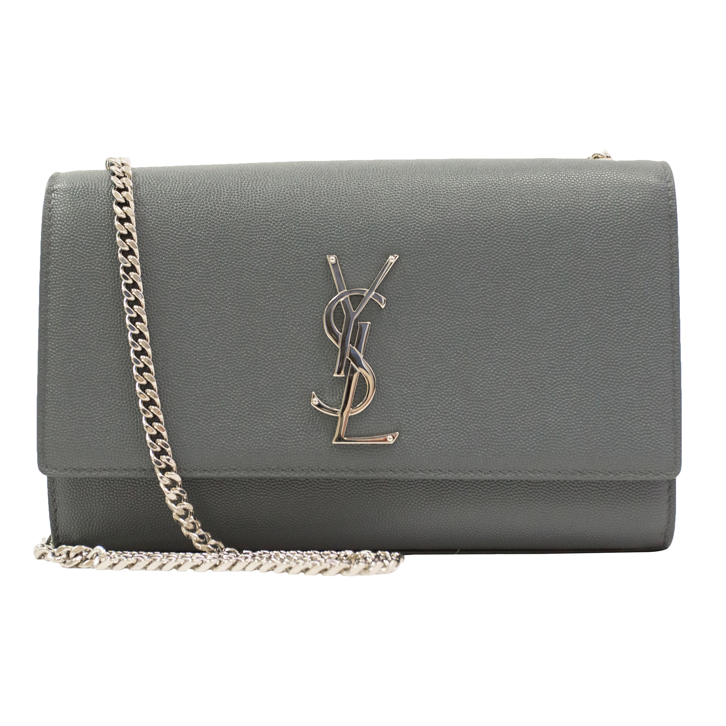 Yves Saint Laurent Medium Kate Shoulder Bag, Gray | Costco
