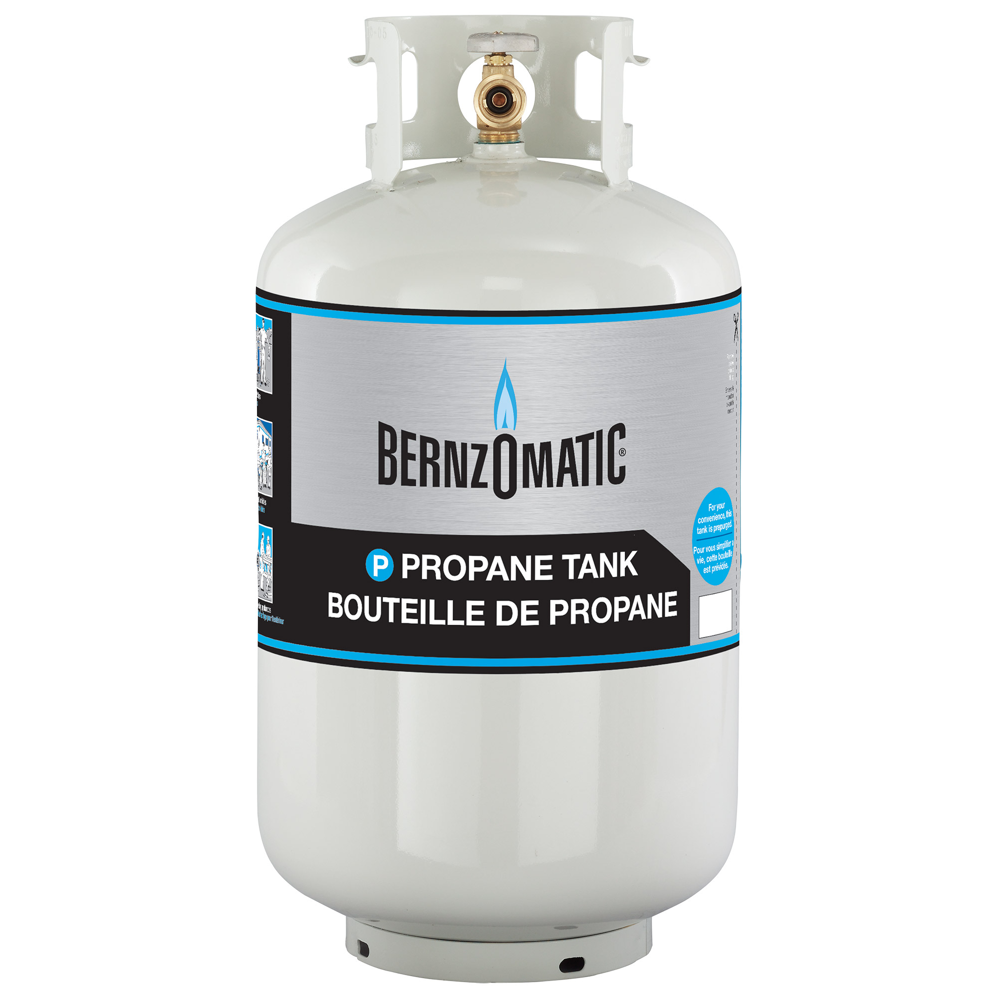 Bernzomatic 30 lb. Steel Propane Cylinder/Tank without Gauge (Empty)