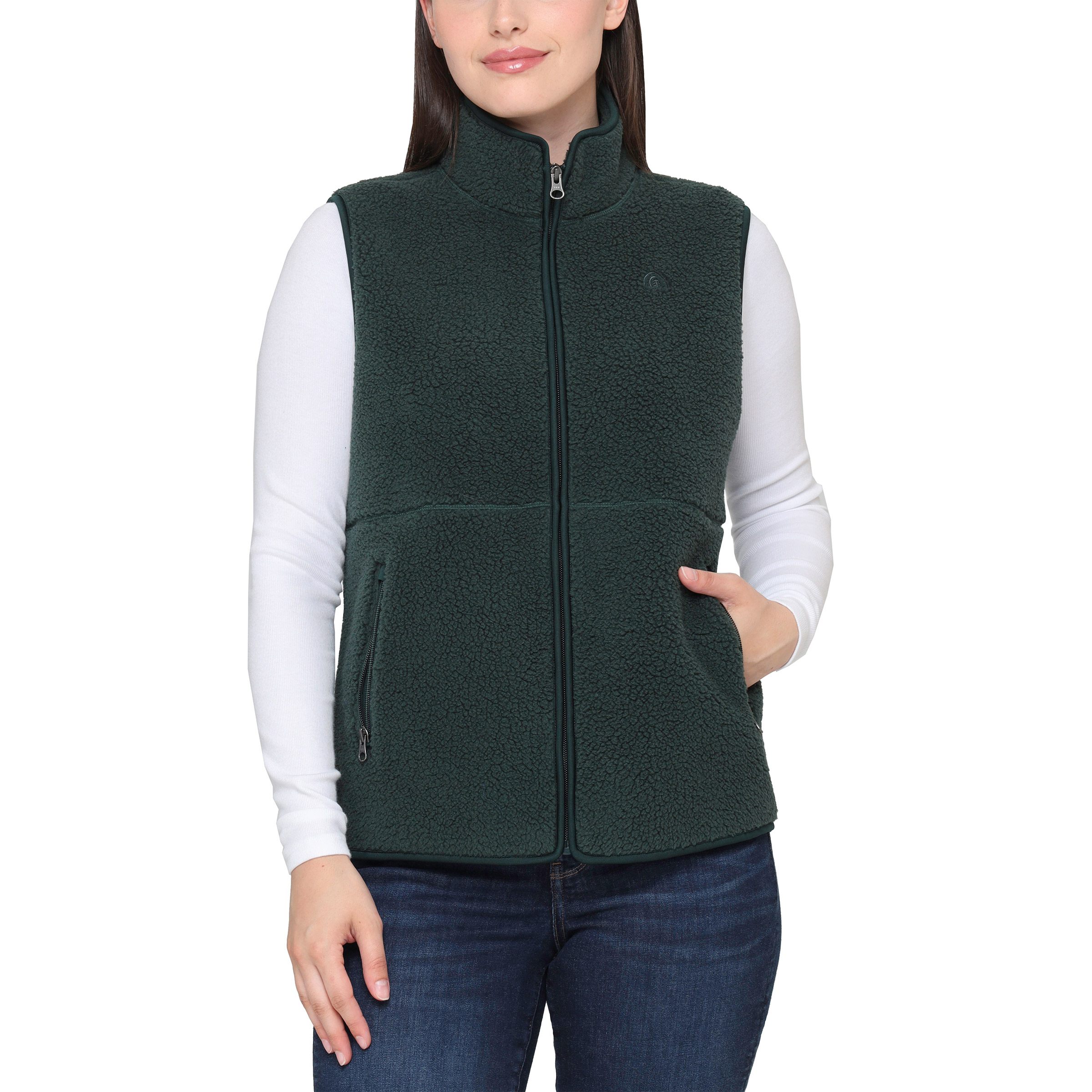 Sierra Designs Women’s Full Zip Sherpa Vest