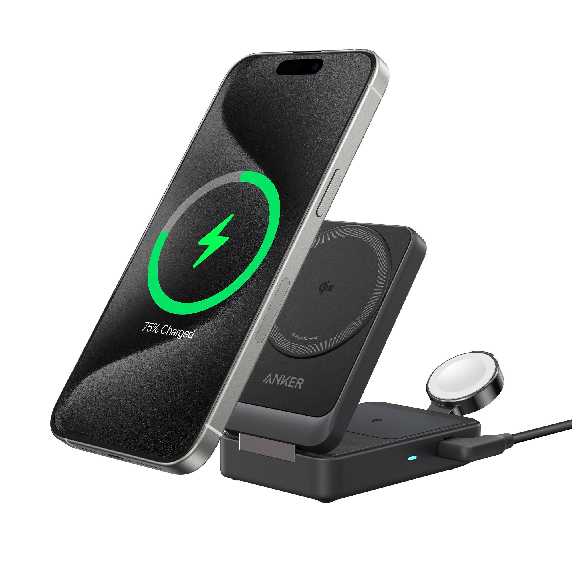 す*け様 Anker MagGo Wireless charging Stati Anker MagGo Wireless Charging Dock, Compatible with MagSafe