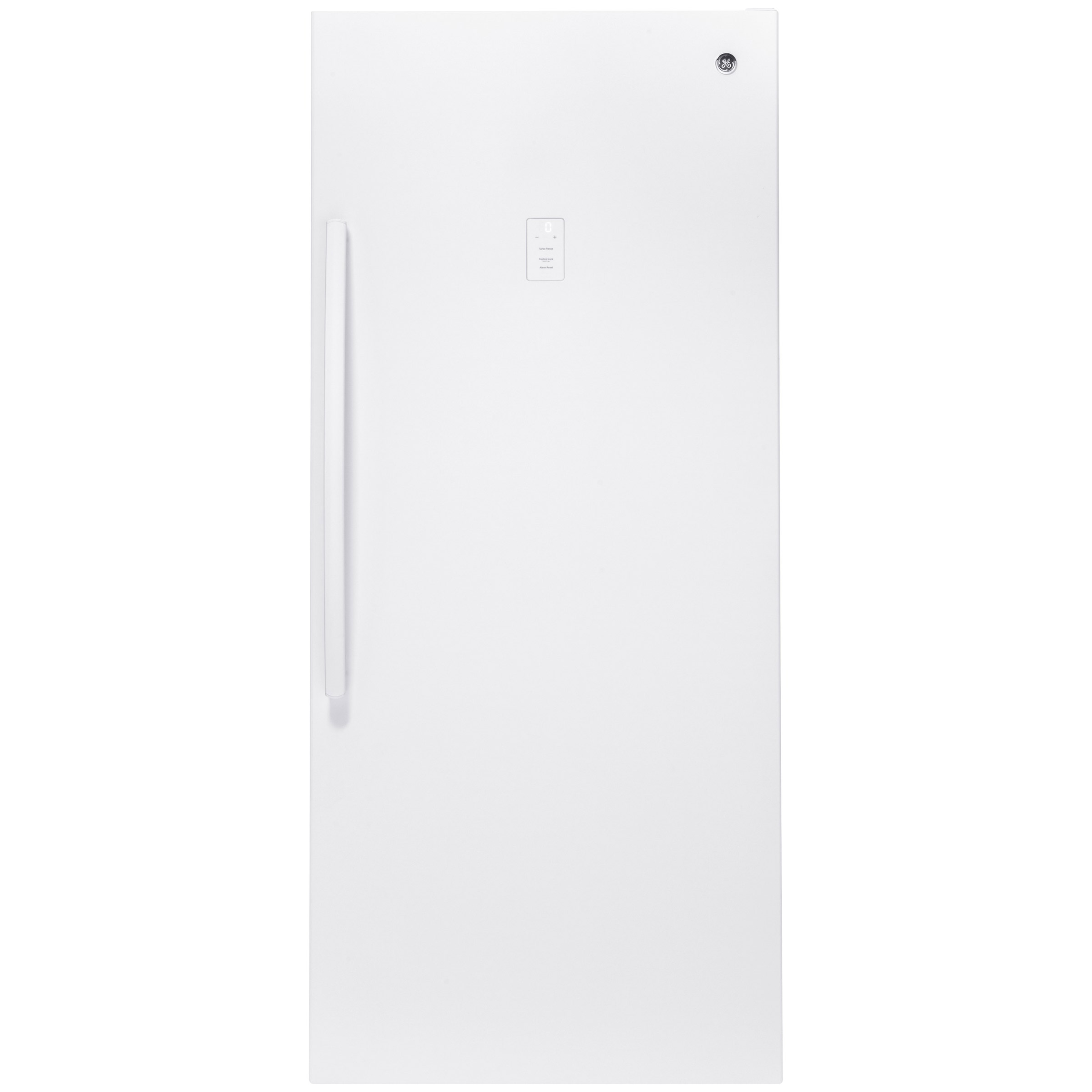 GE 21.3 cu. ft. Garage Ready Upright Freezer with Turbo Freeze, Interior LED Lighting, Key Lock