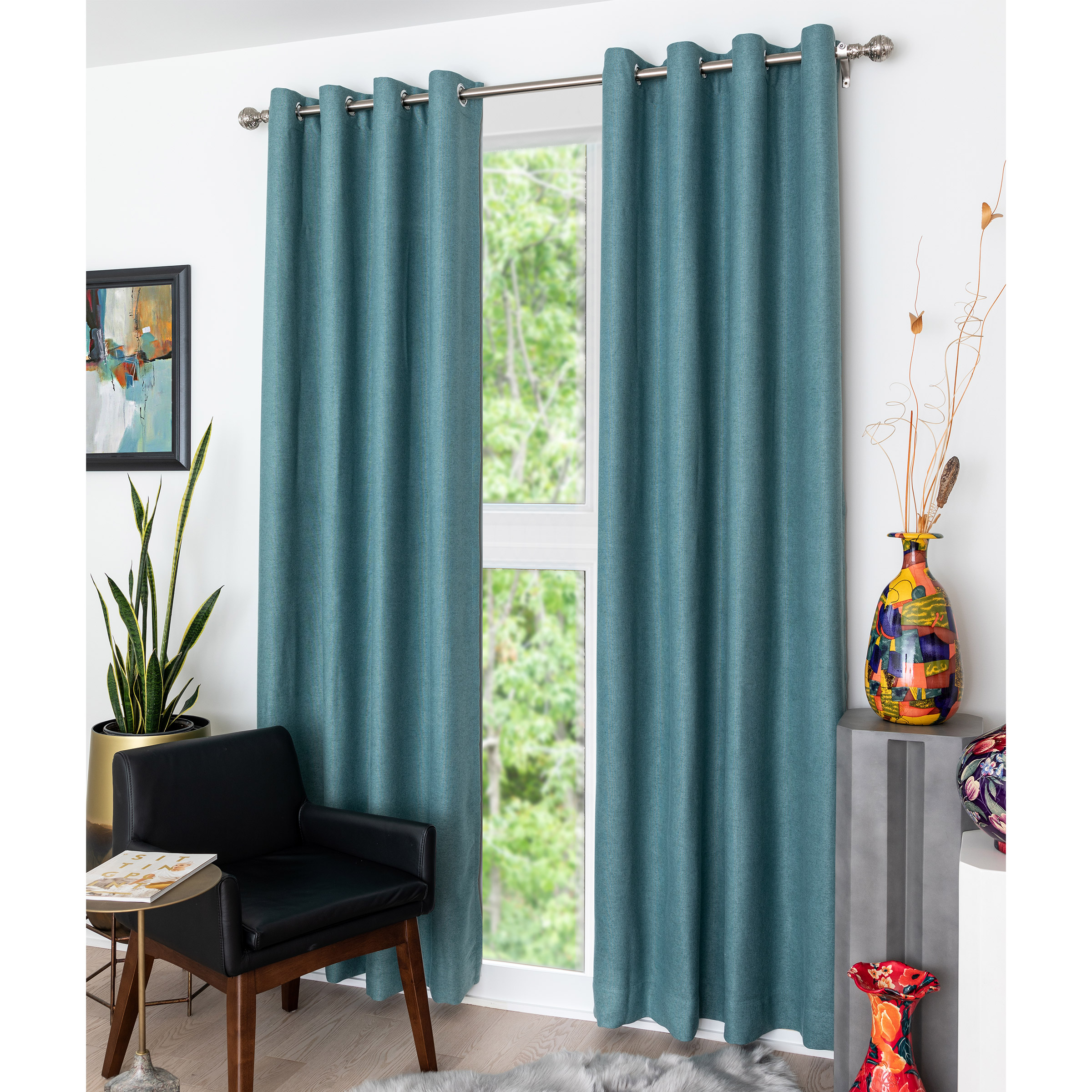 Gouchee Home Mesa Room Darkening 2-panel Curtains