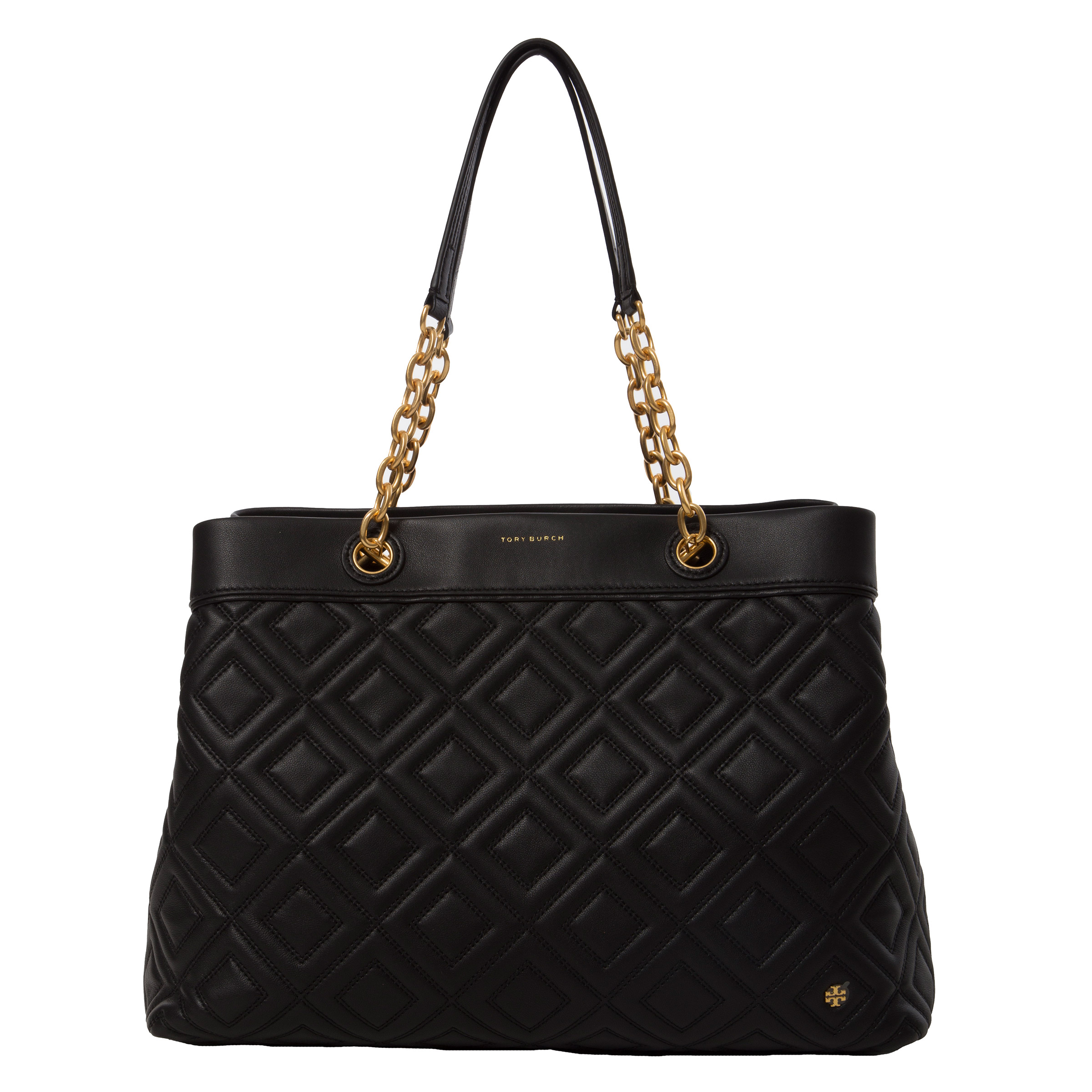 Tory Burch Fleming Triple Compartment Tote, Black | Costco