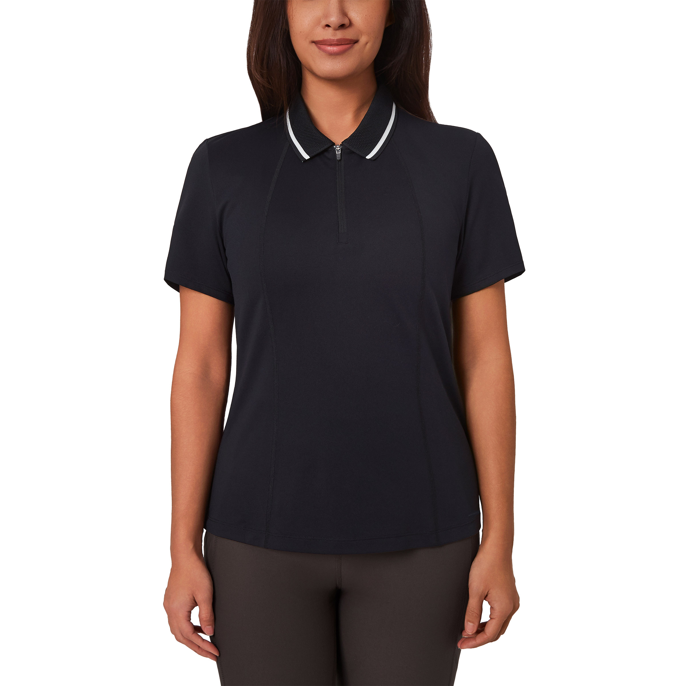 Mondetta Women’s Pique Mesh Short Sleeve Polo