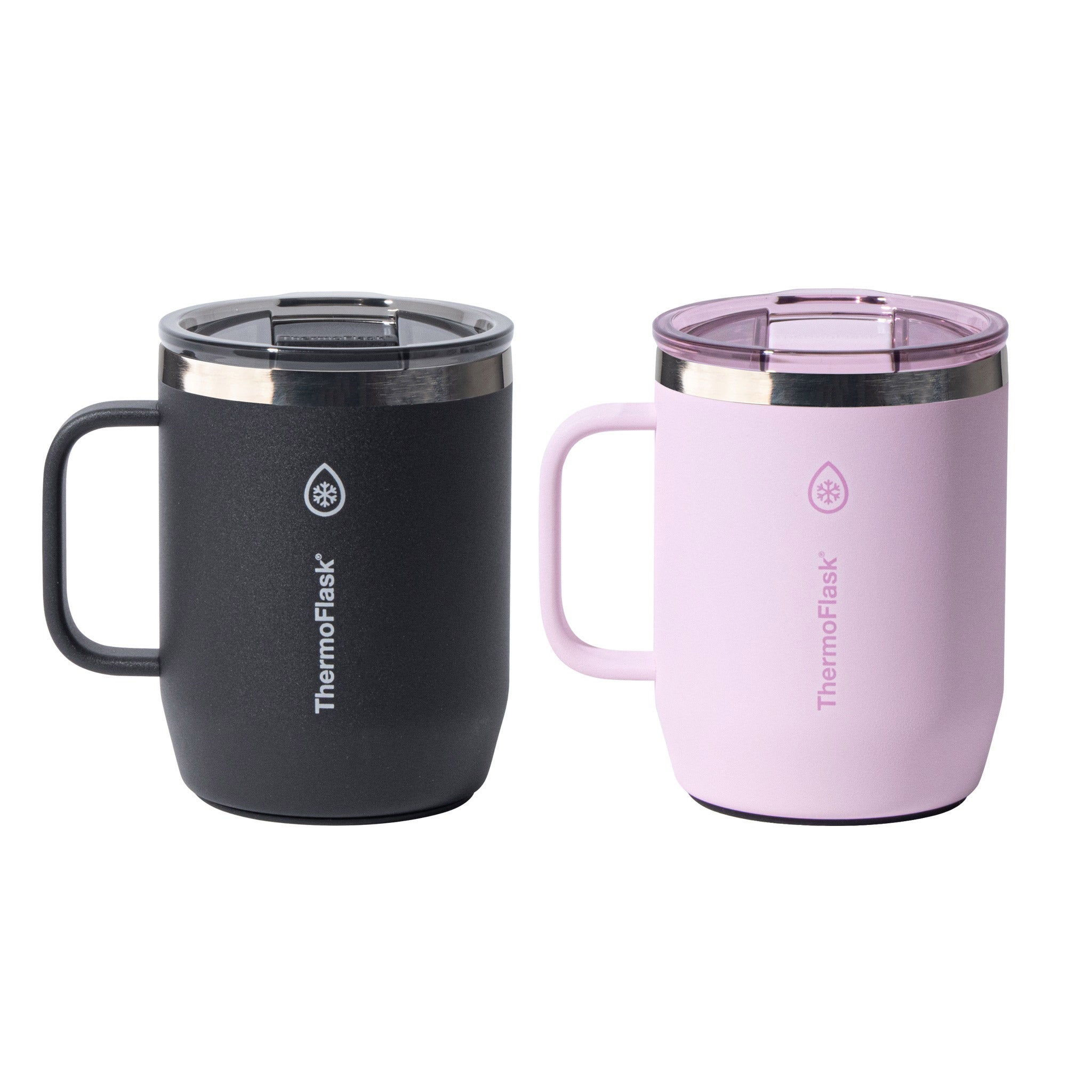 ThermoFlask 12 oz. Insulated Coffee Mug with Handle, 2-pack | Costco