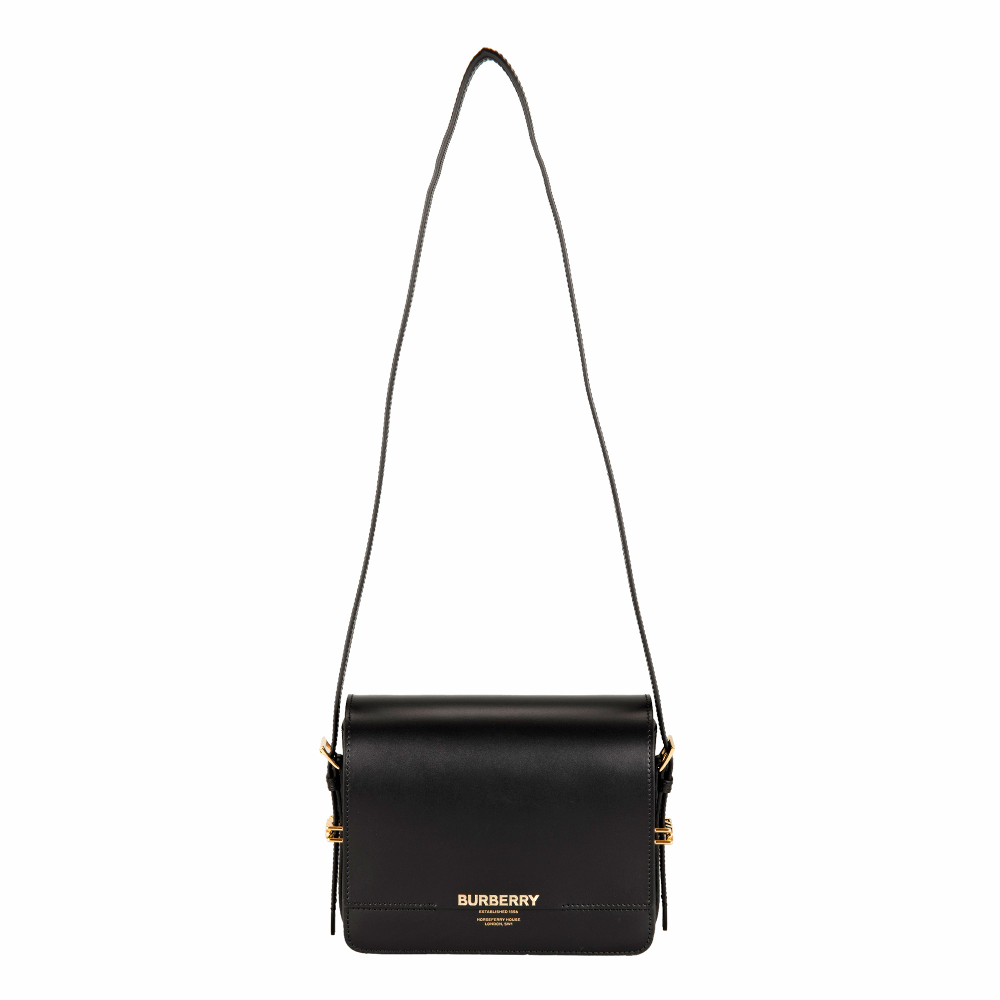 Burberry Grace Leather Shoulder Bag, Black | Costco