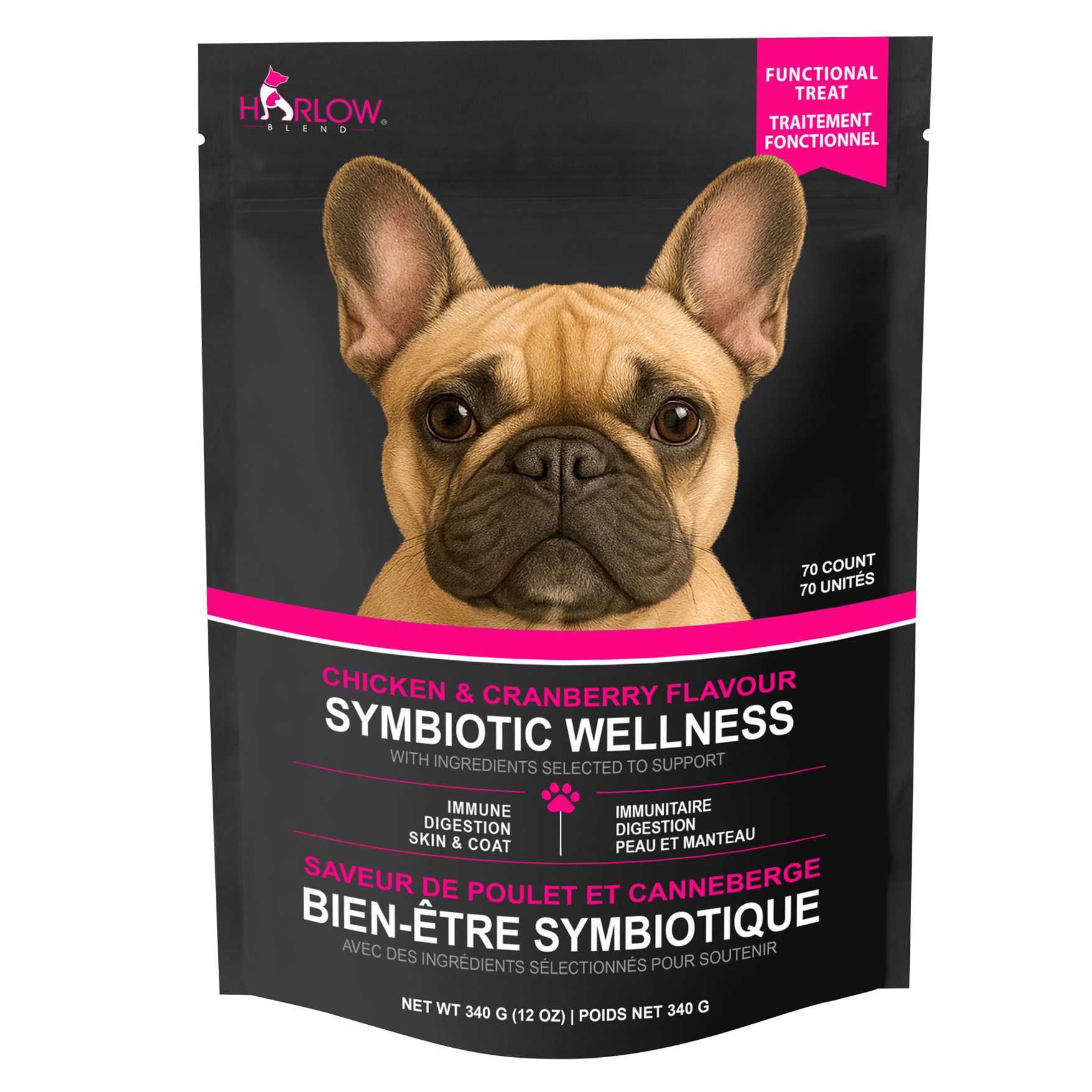 Harlow Blend Soft Chew Dog Treat, 340 gram, 2-pack