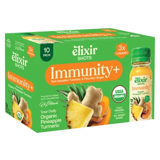 ELIXIR SHOTS ORGANIC IMMUNITY SHOTS 10/2 OZ
