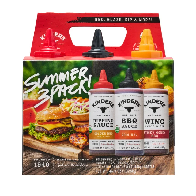 KINDER'S ORGANIC BBQ & MORE MULTI PK 46.8 OZ
