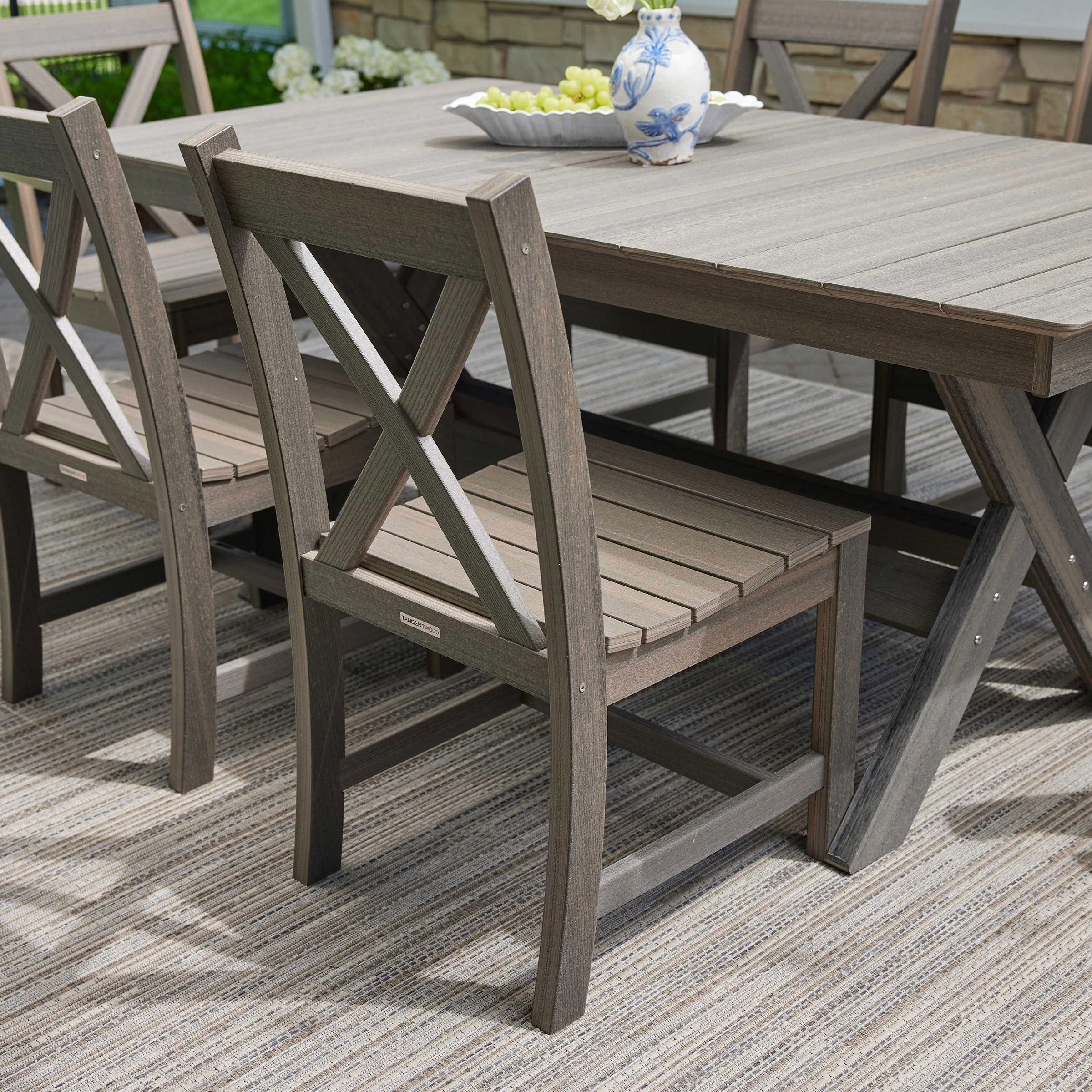 Leisure Line 7 Piece Outdoor Dining Set by Tangent: Ultimate Comfort & Style