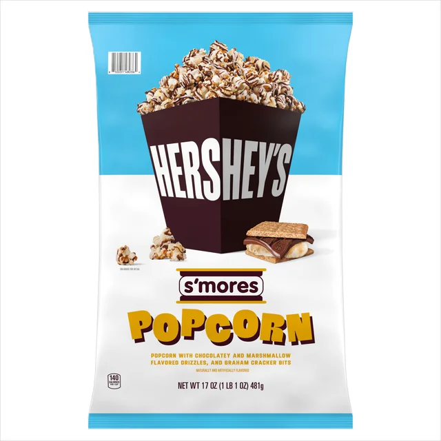 HERSHEY'S S'MORES POPCORN 17 OZ